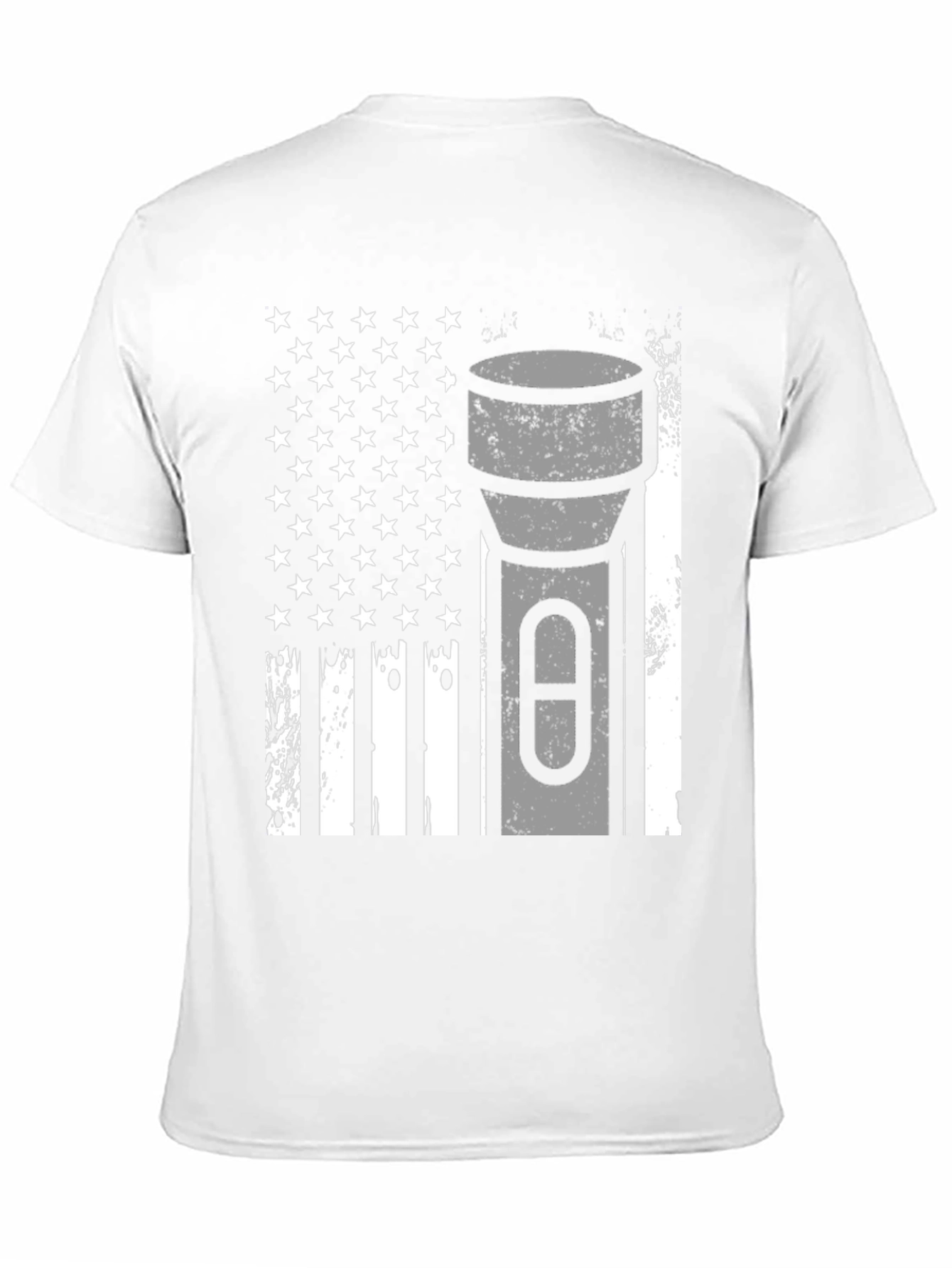 American Flag Flashlight Graphic Tee