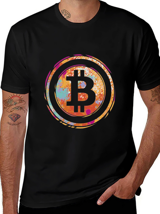 Bitcoin Graphic Tee - Crypto Currency Fan T-Shirt