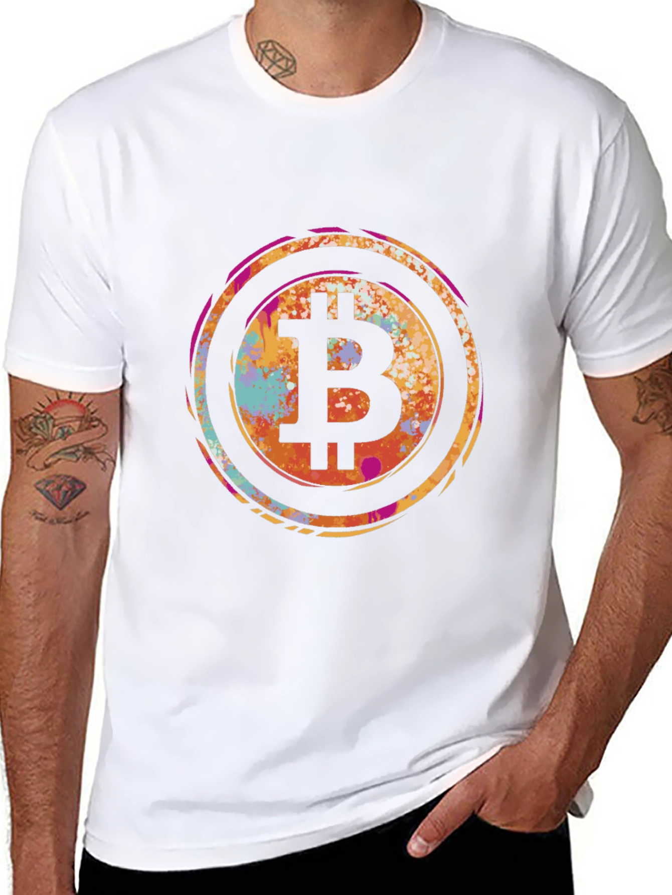 Bitcoin Graphic Tee - Crypto Currency Fan T-Shirt