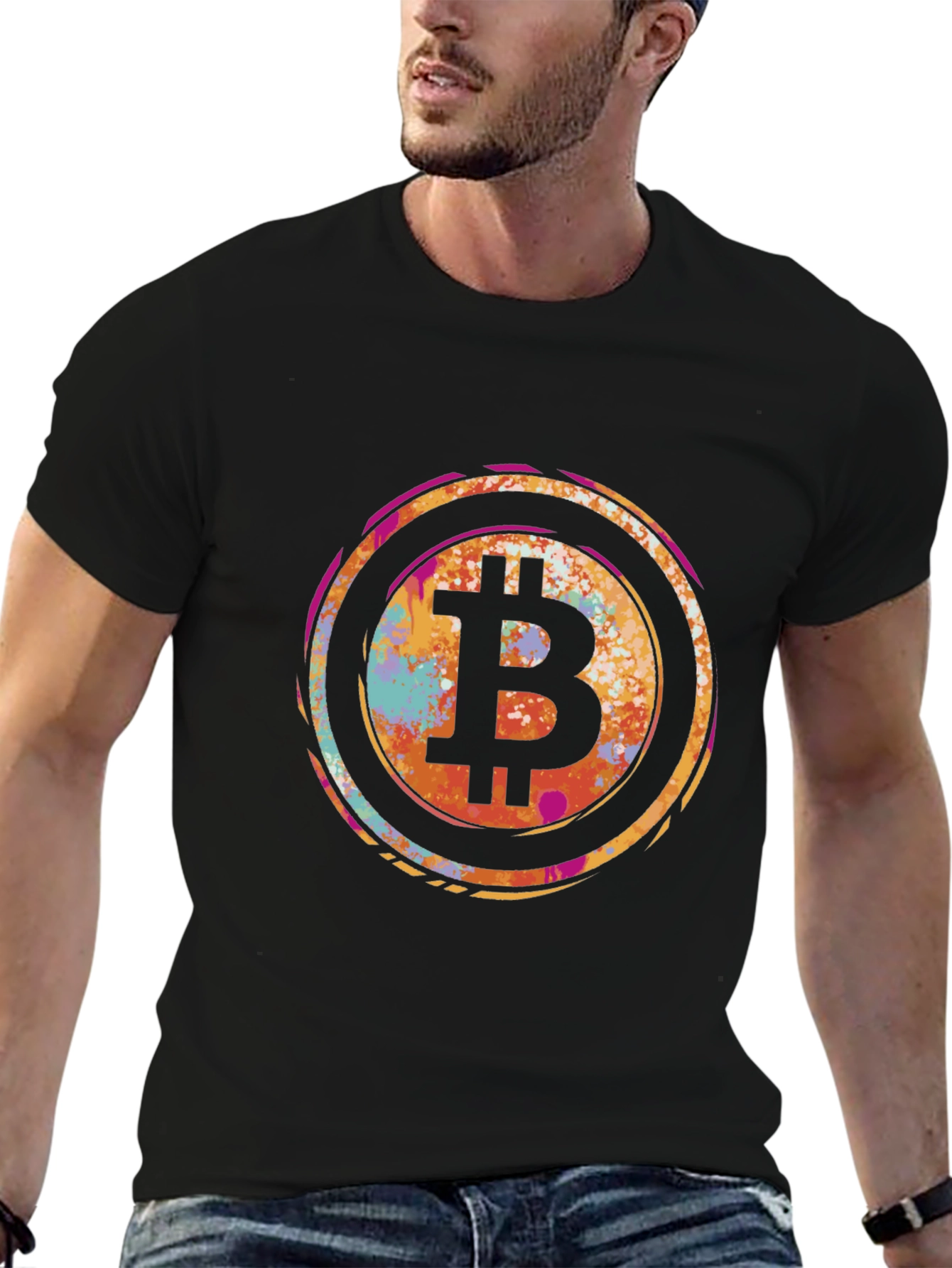 Bitcoin Graphic Tee - Crypto Currency Fan T-Shirt