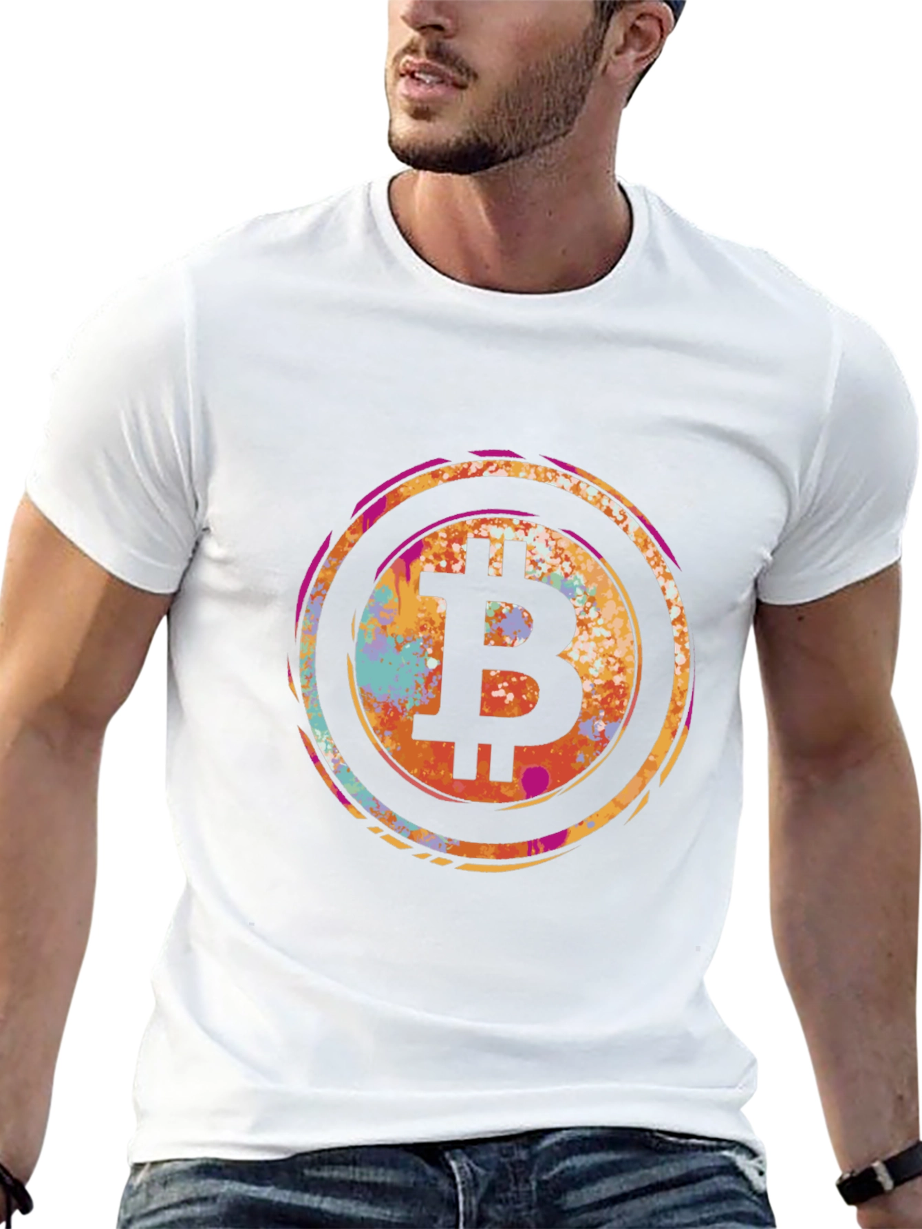 Bitcoin Graphic Tee - Crypto Currency Fan T-Shirt