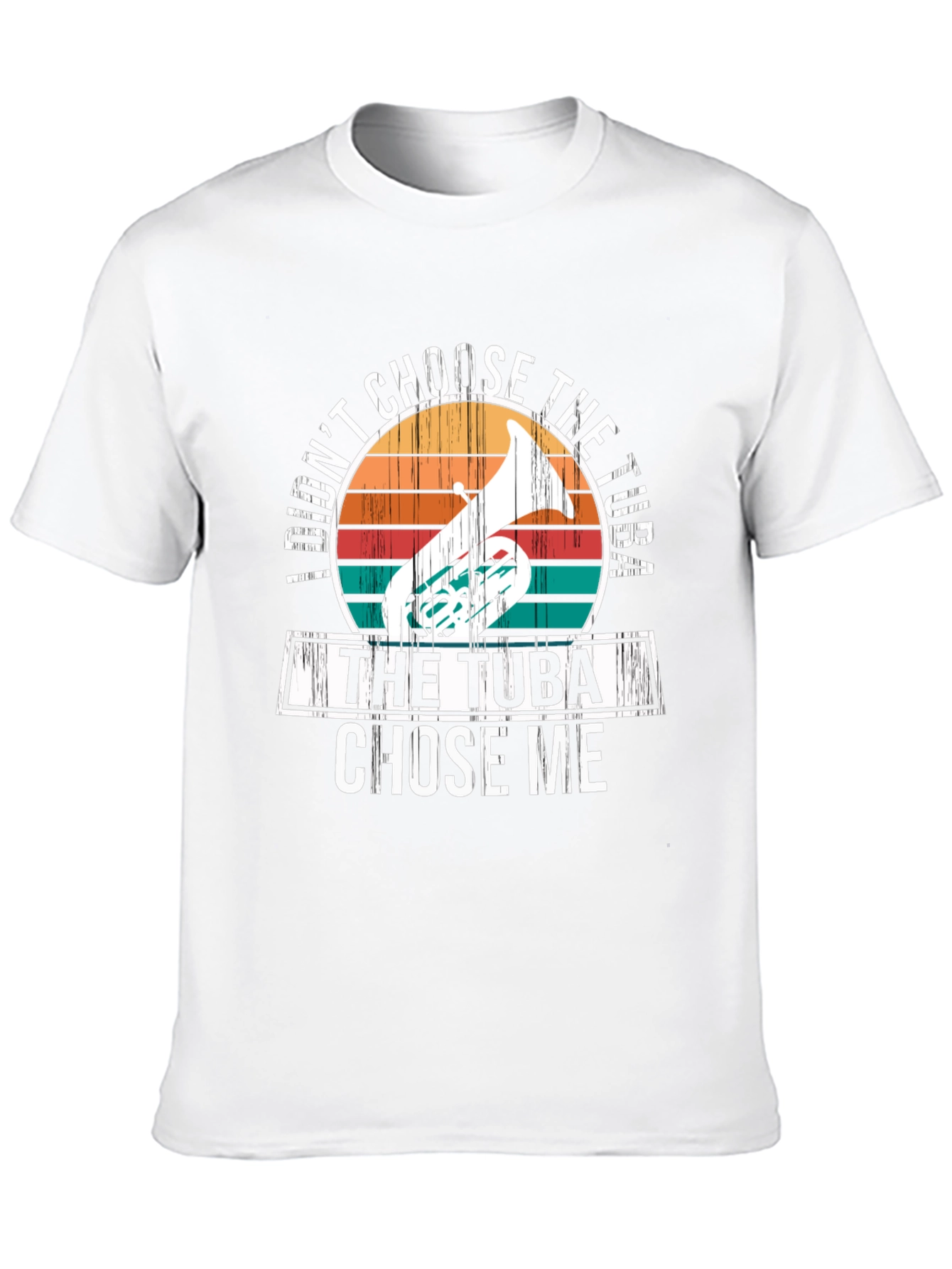 Tuba Chose Me T-Shirt - Funny Musician Tee