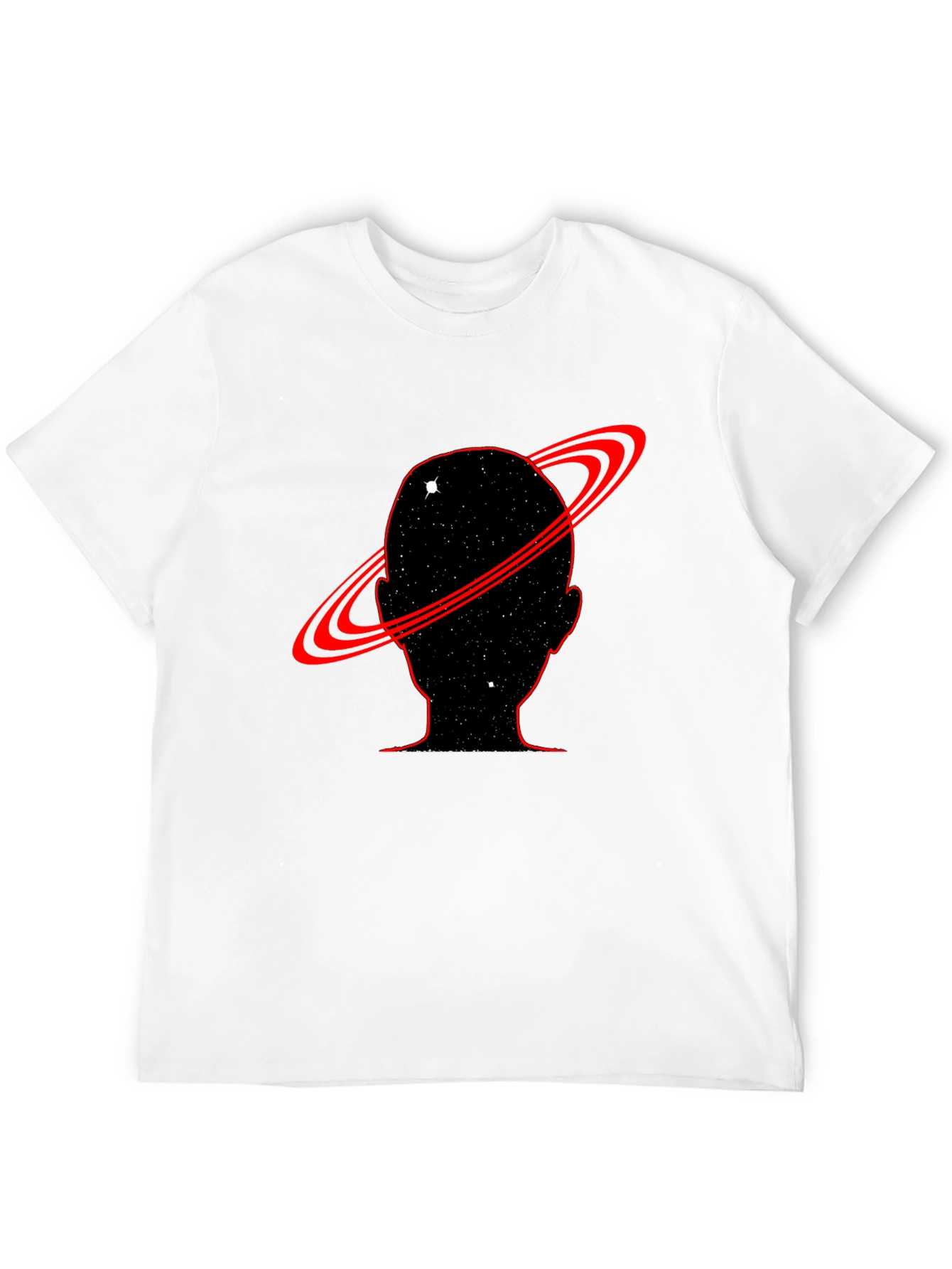 Cosmic Mind T-Shirt - Black Saturn Design