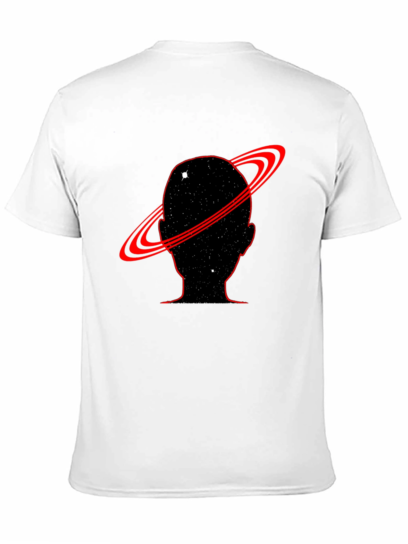 Cosmic Mind T-Shirt - Black Saturn Design