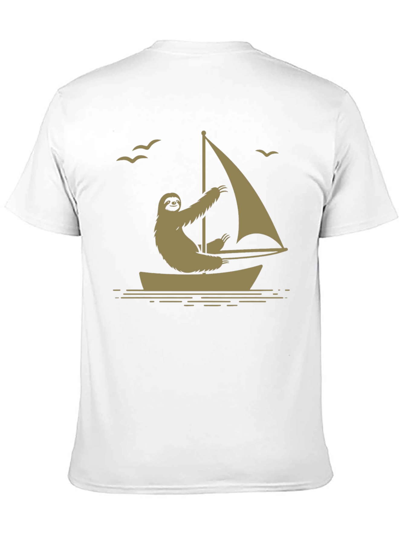 Sloth Sailing T-Shirt - Relaxed Boating Style