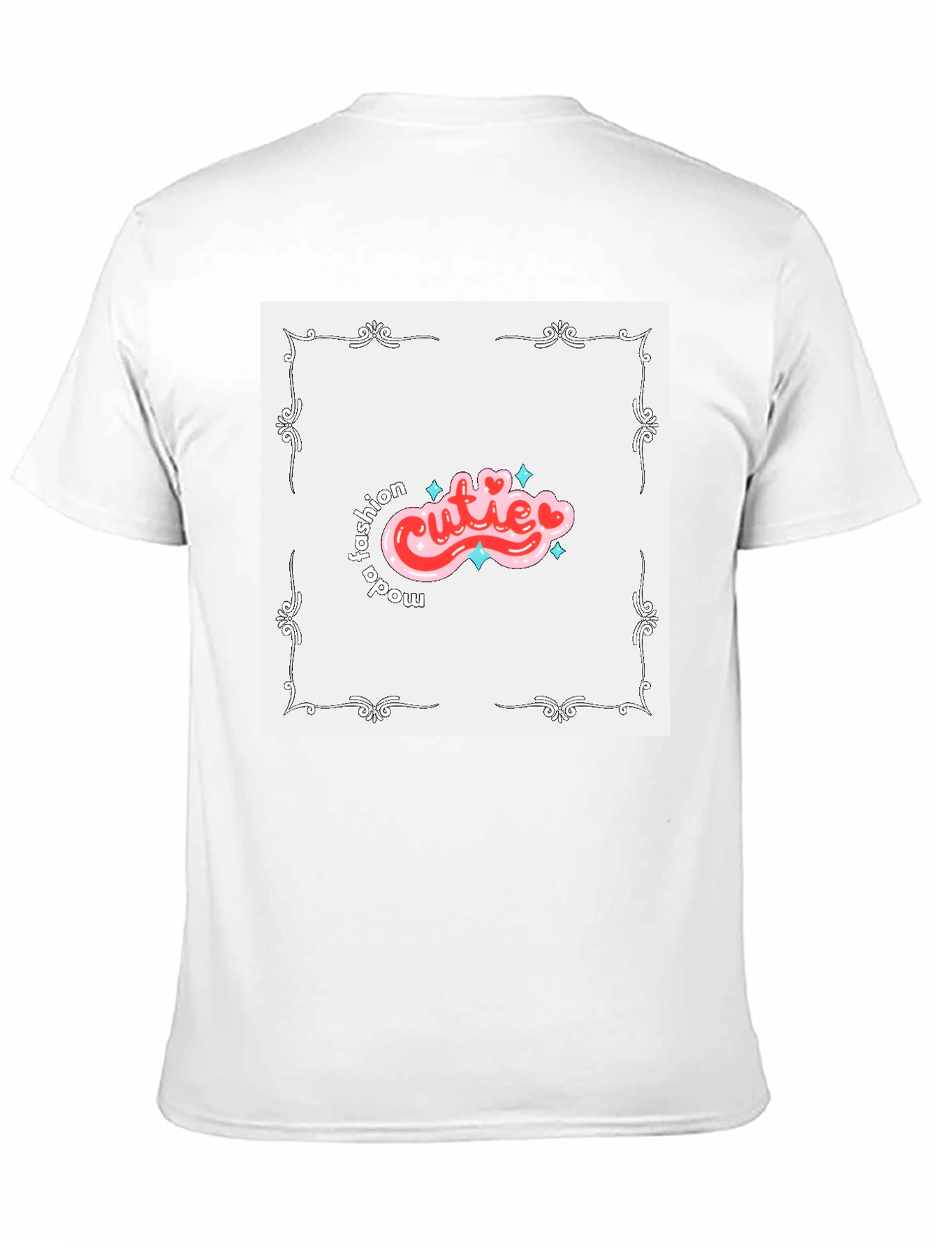 Cutie Fashion Moda Tee - Stylish Graphic T-Shirt