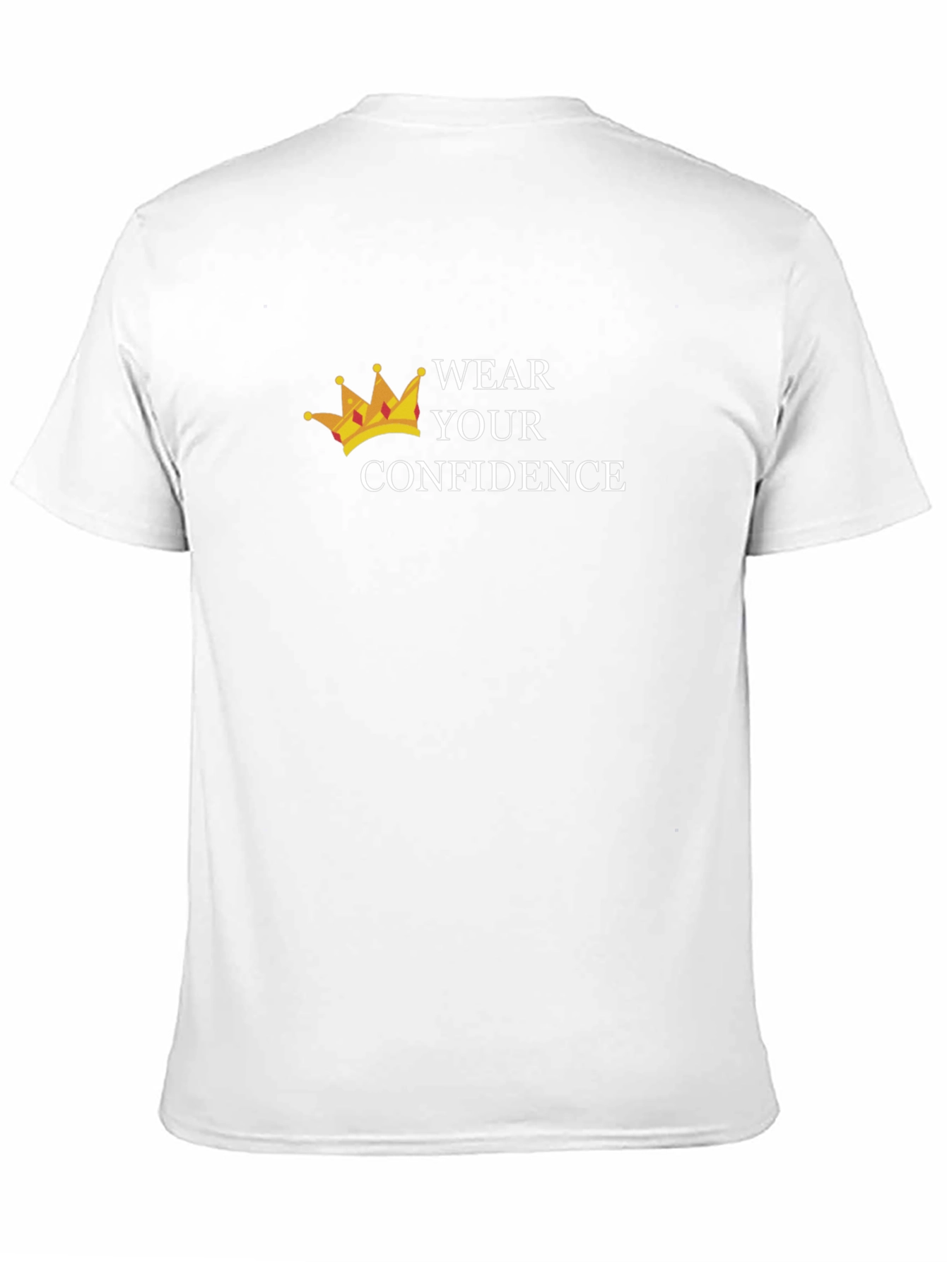 Wear Your Confidence Black Graphic Tee