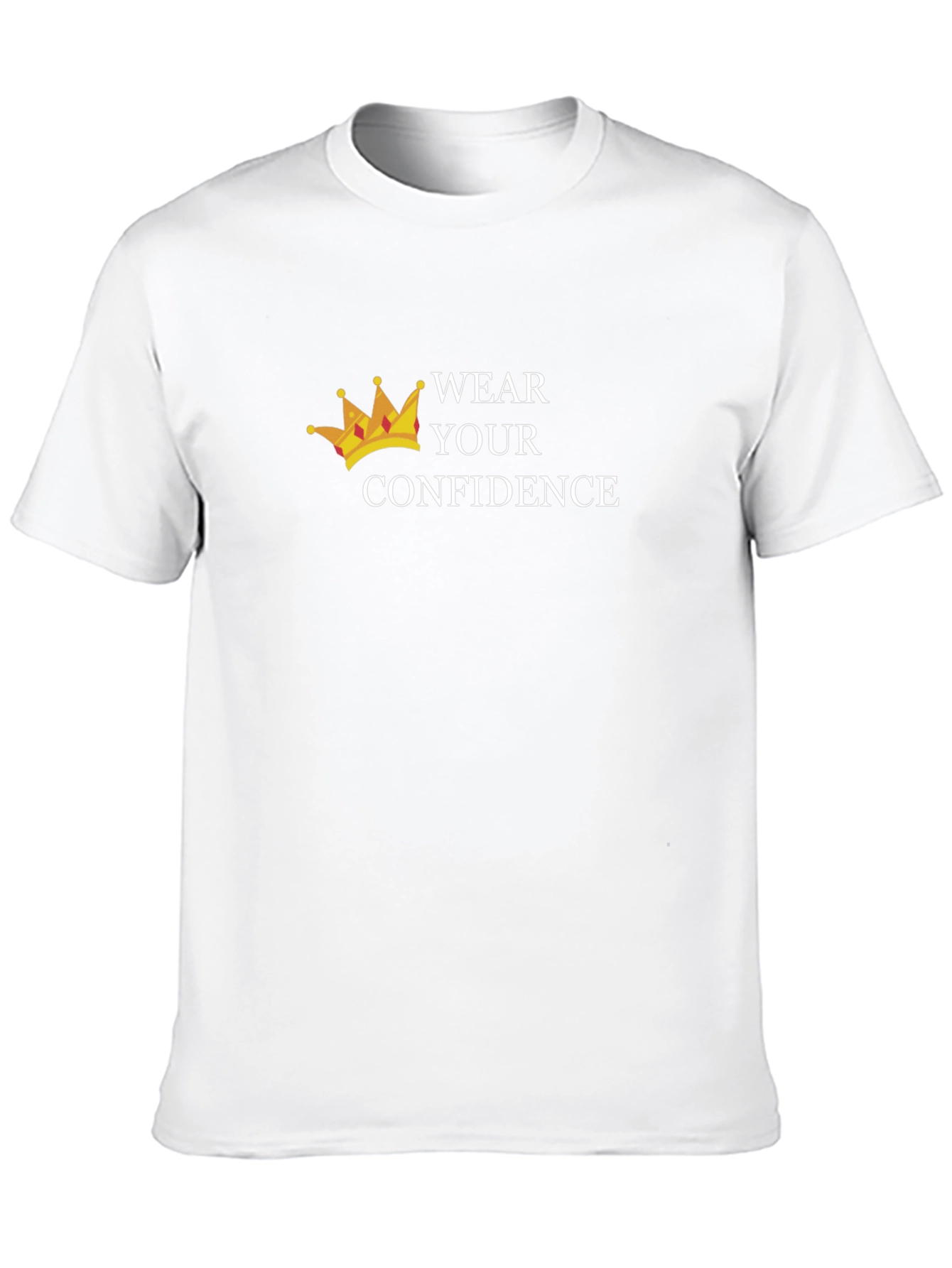 Wear Your Confidence Black Graphic Tee