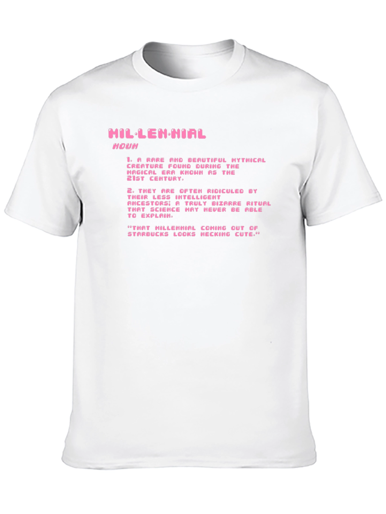 Millennial Definition Graphic Tee - Black