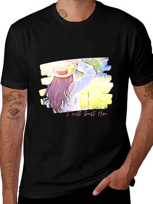 Trust Him Graphic Tee - Stylish Christian Apparel