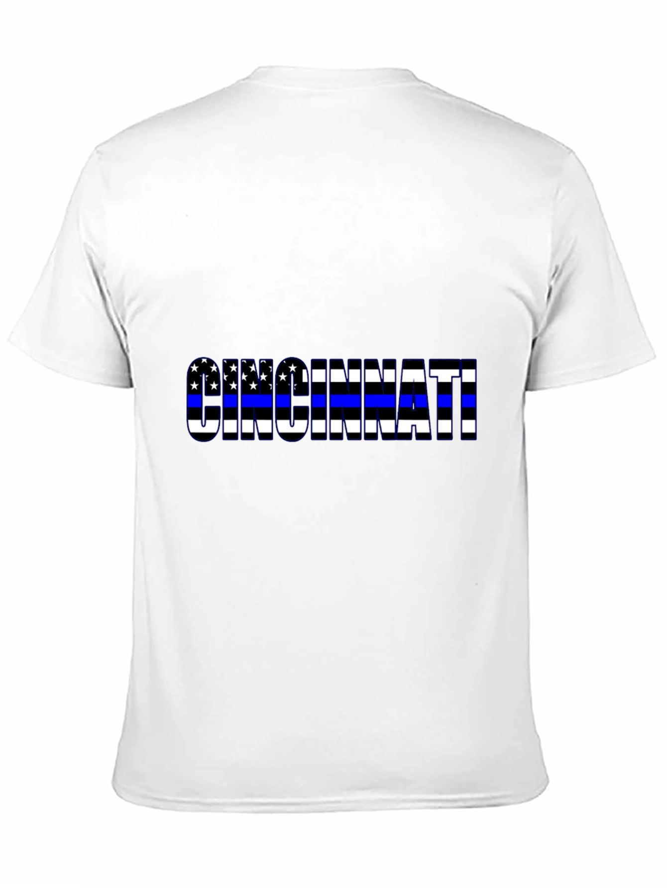 Cincinnati Thin Blue Line Flag T-Shirt