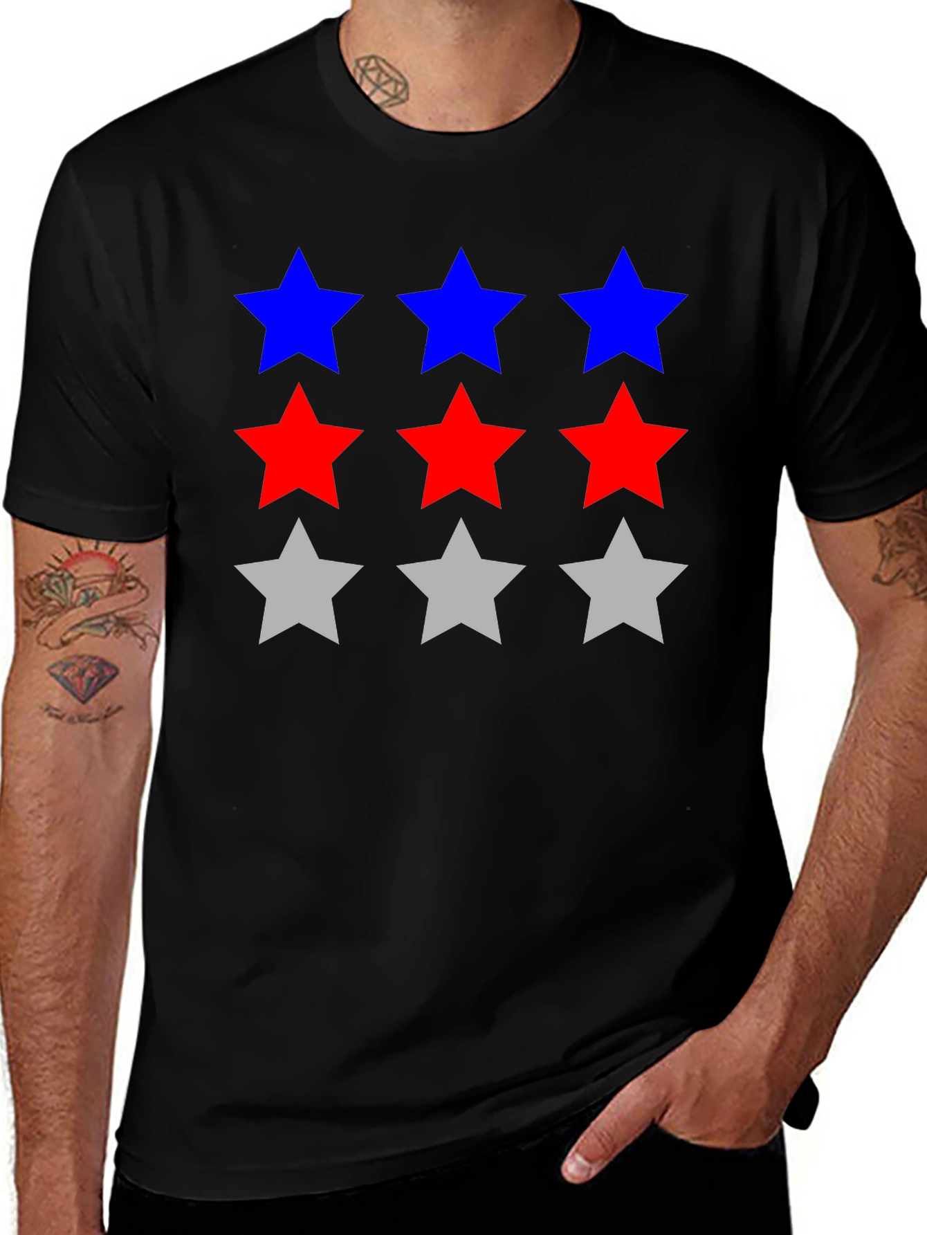 Stars T-Shirt - Patriotic American Pride