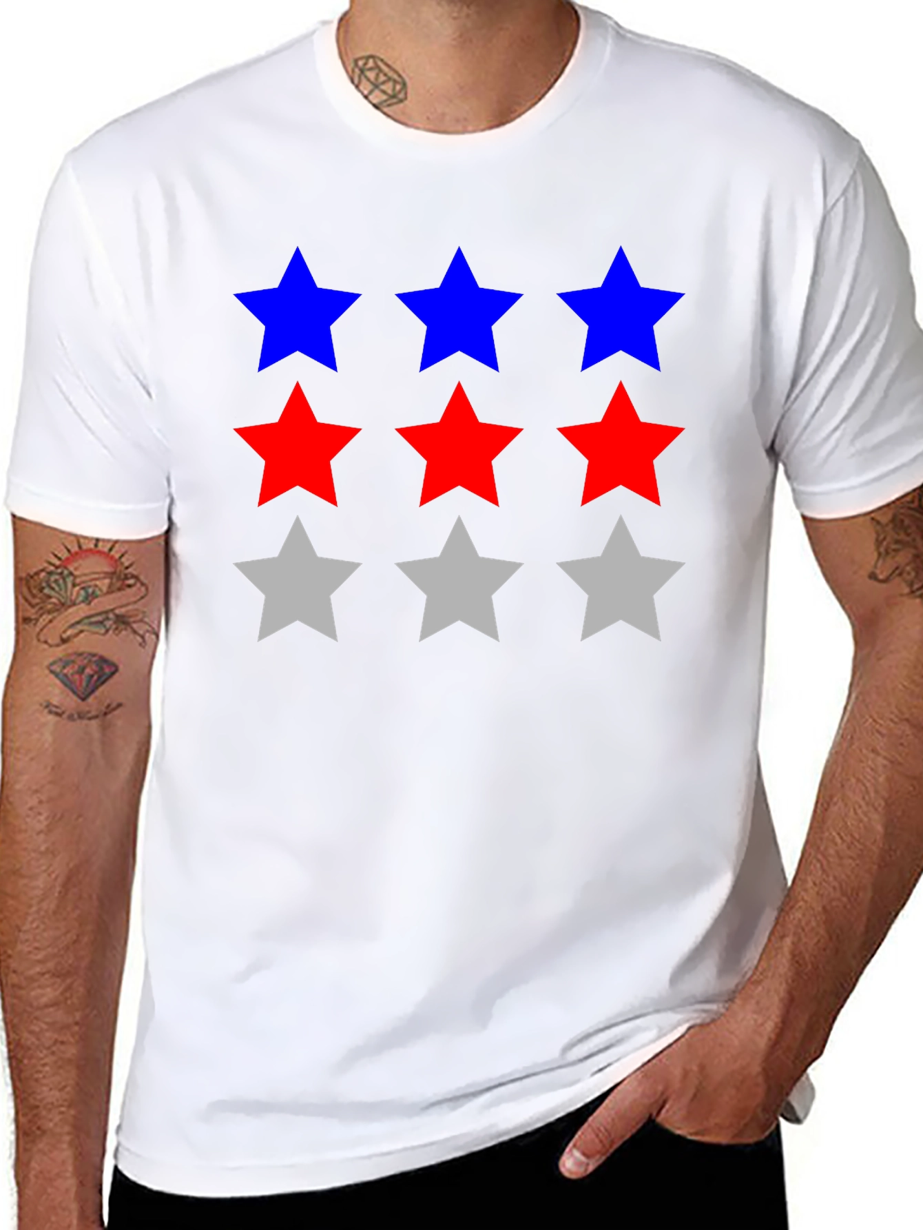 Stars T-Shirt - Patriotic American Pride