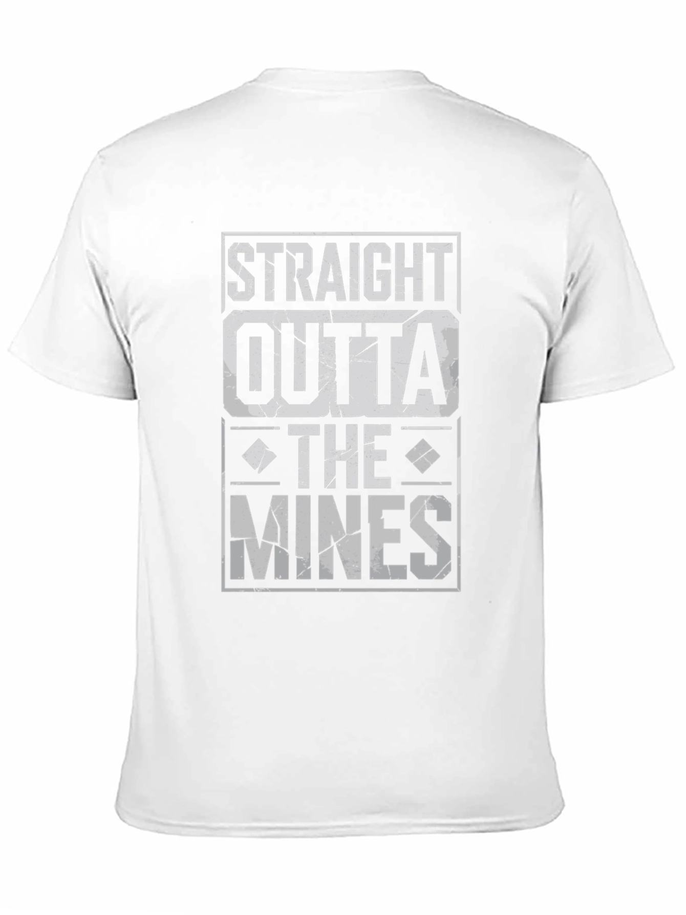 Straight Outta The Mines T-Shirt - Black