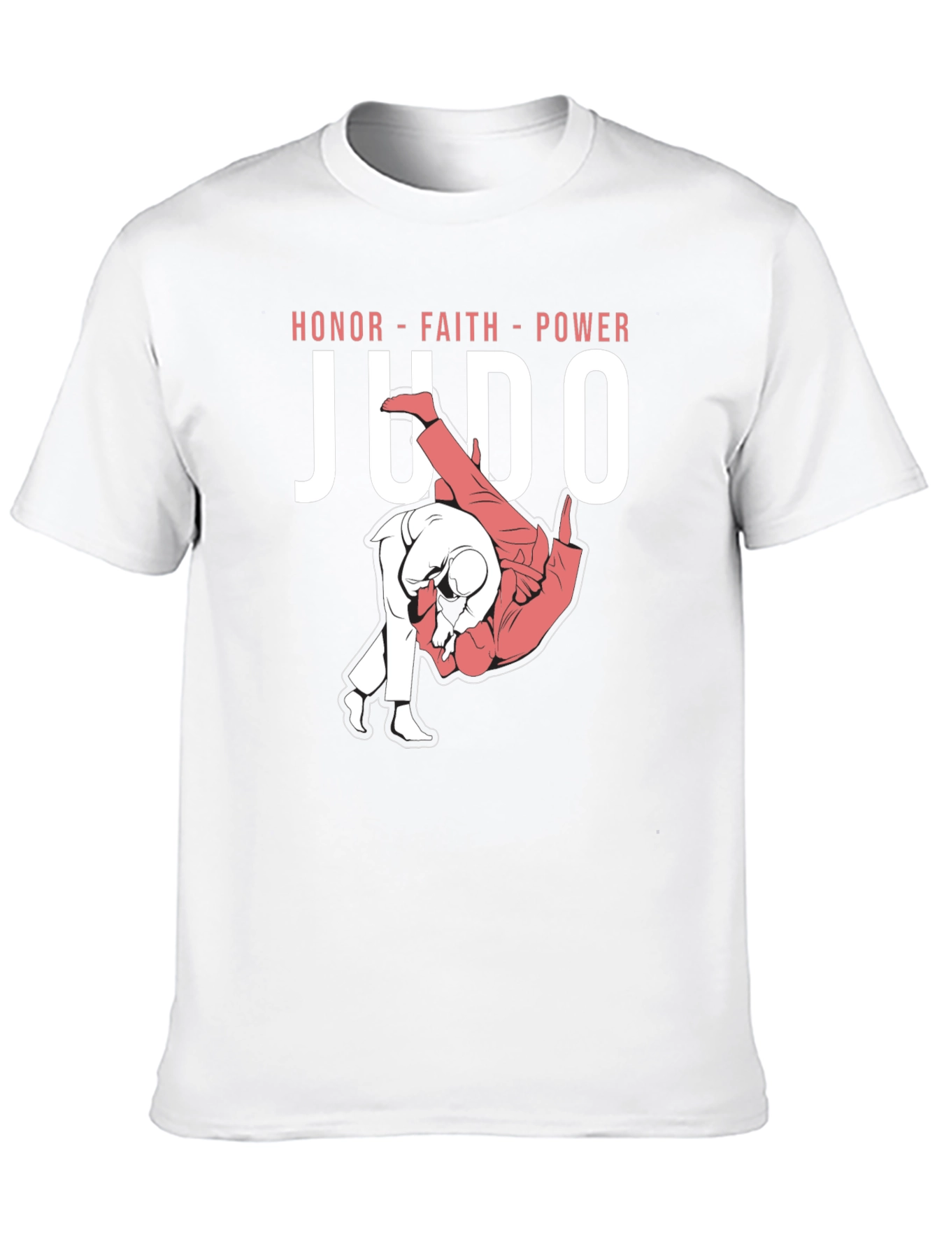 Judo Honor Faith Power T-Shirt Martial Arts Tee