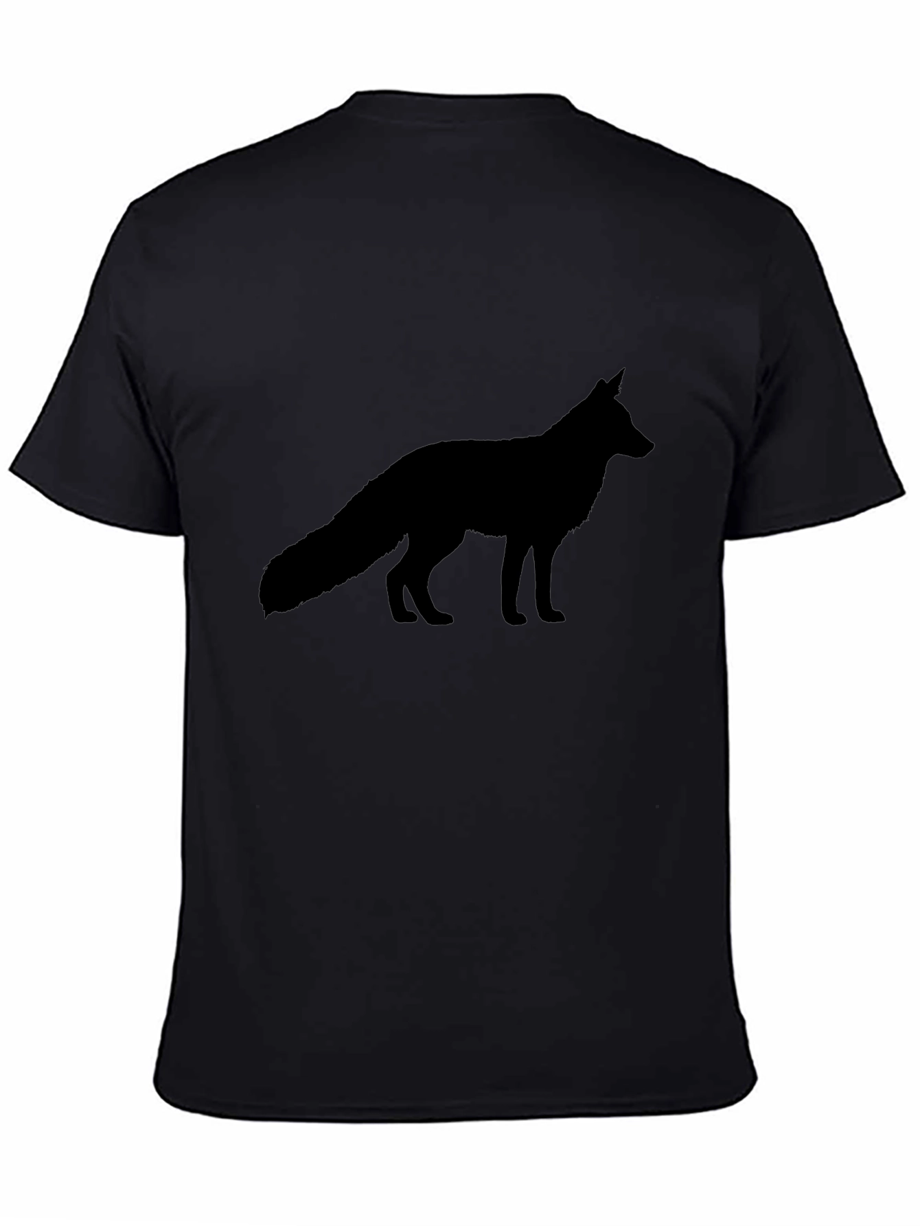 Black Fox Silhouette T-Shirt