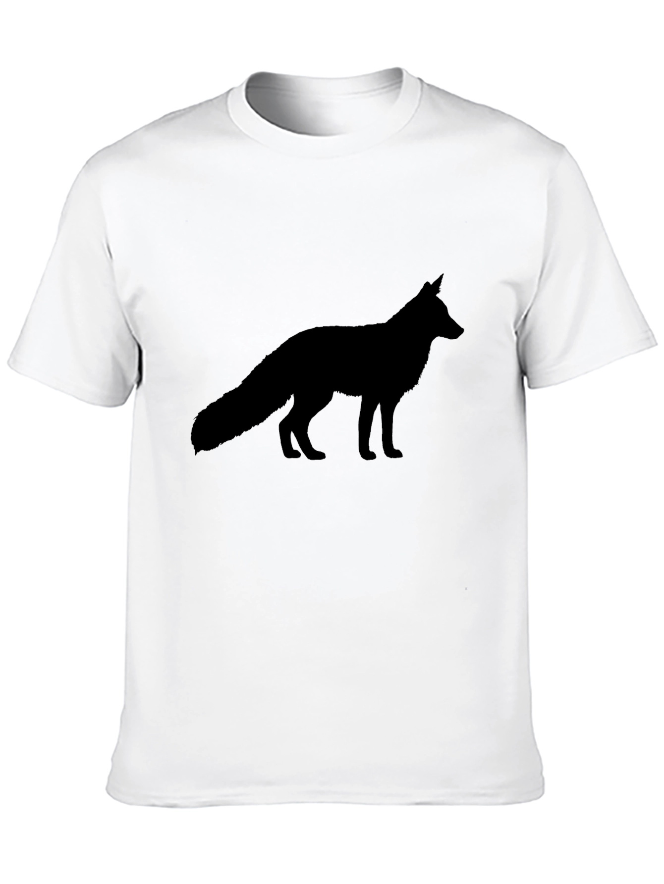 Black Fox Silhouette T-Shirt