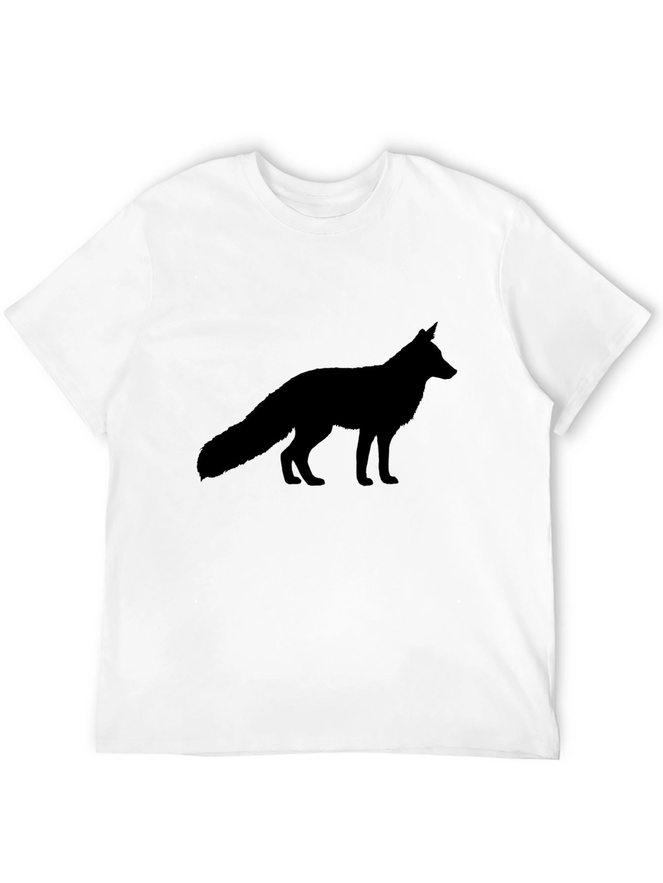 Black Fox Silhouette T-Shirt
