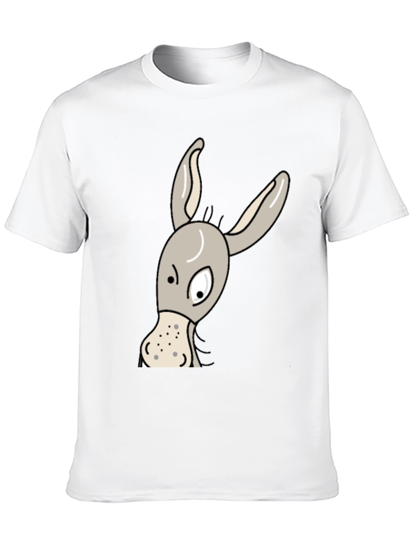Funny Donkey Graphic T-Shirt - Mens Black Tee