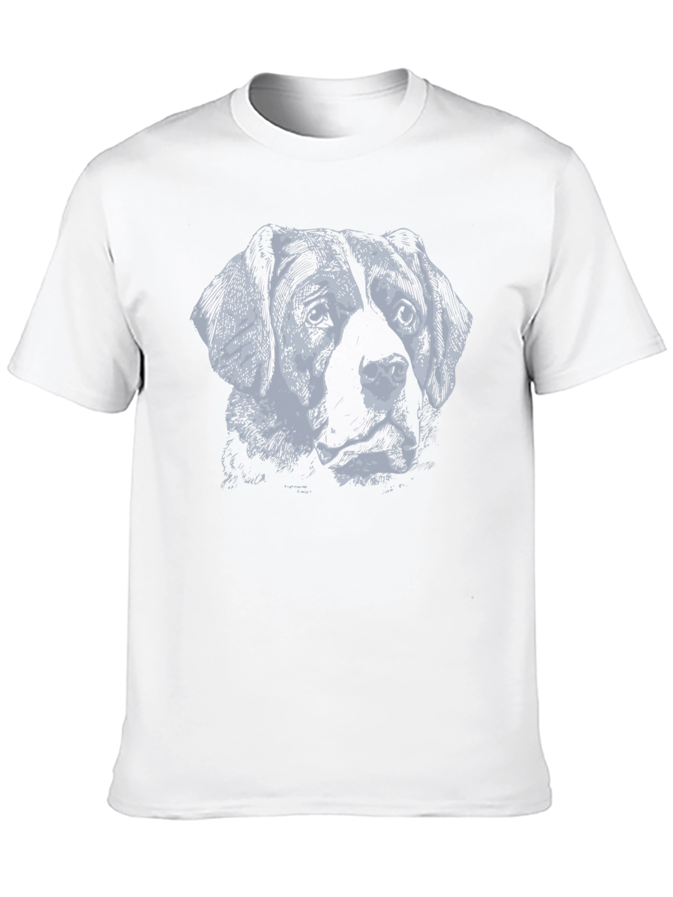 Mens Graphic Print Crew Neck T-Shirt