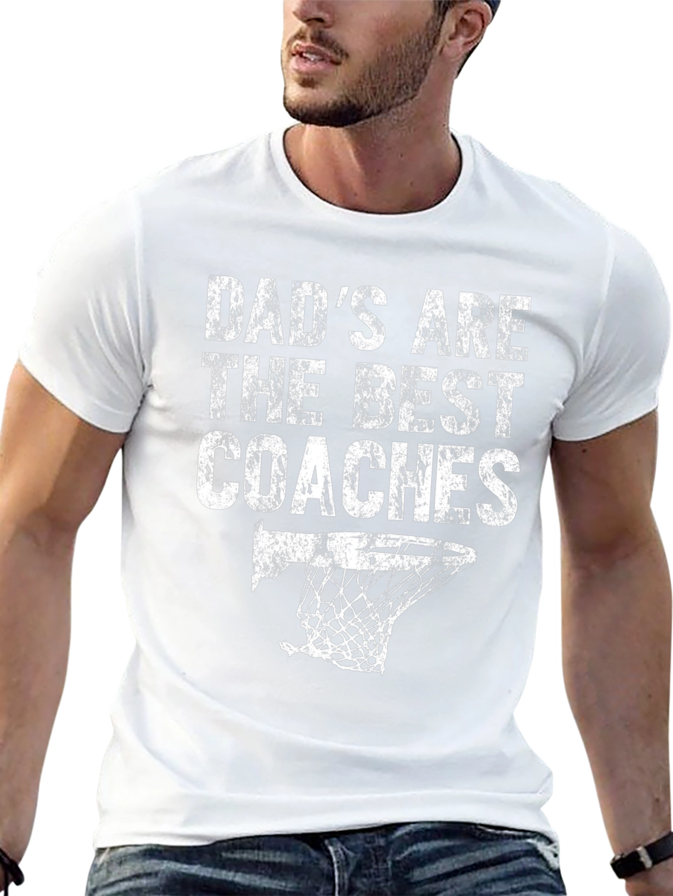 Dads Are the Best Coaches Graphic T-Shirt