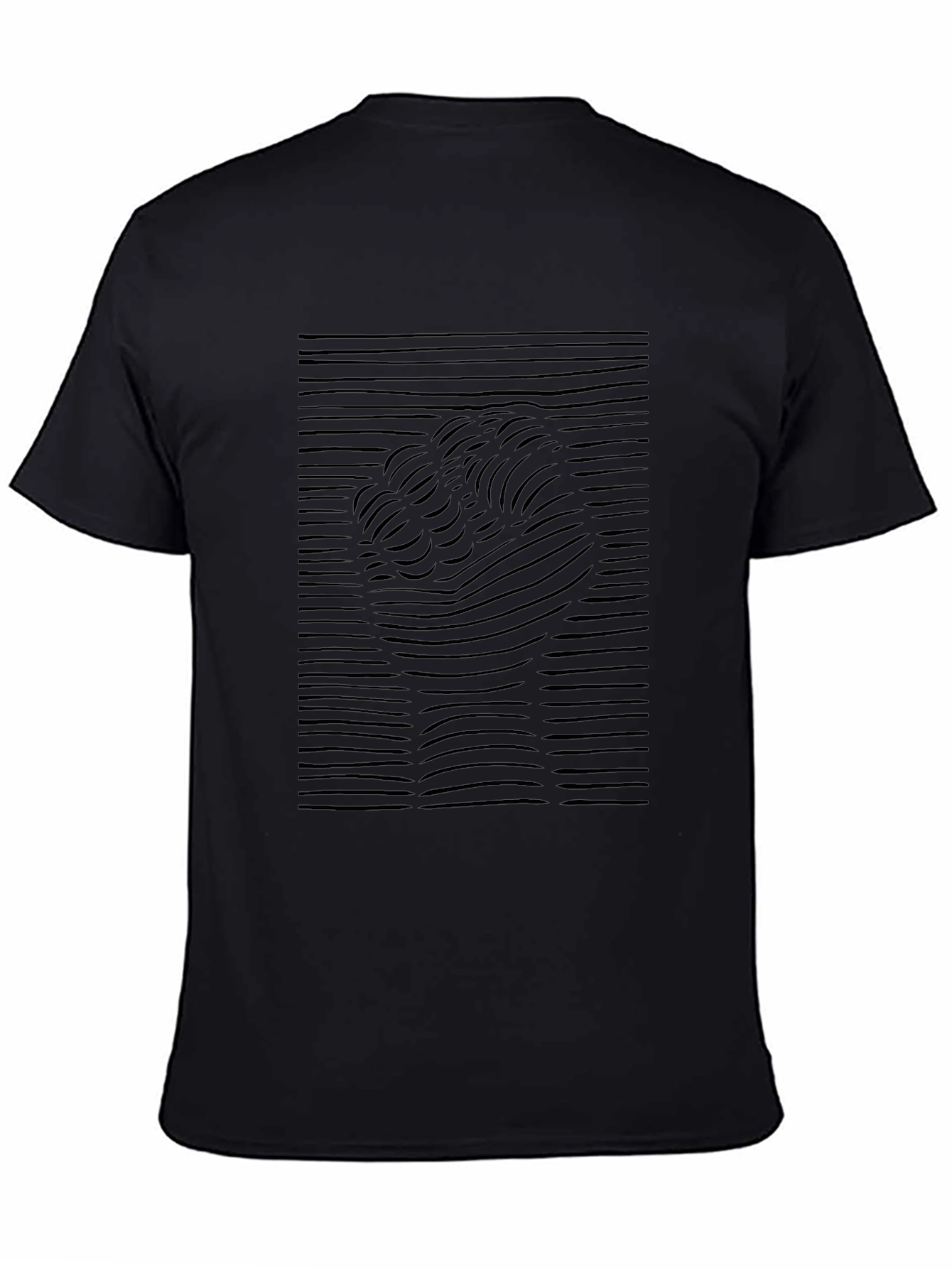 Abstract Fist Graphic Black T-Shirt