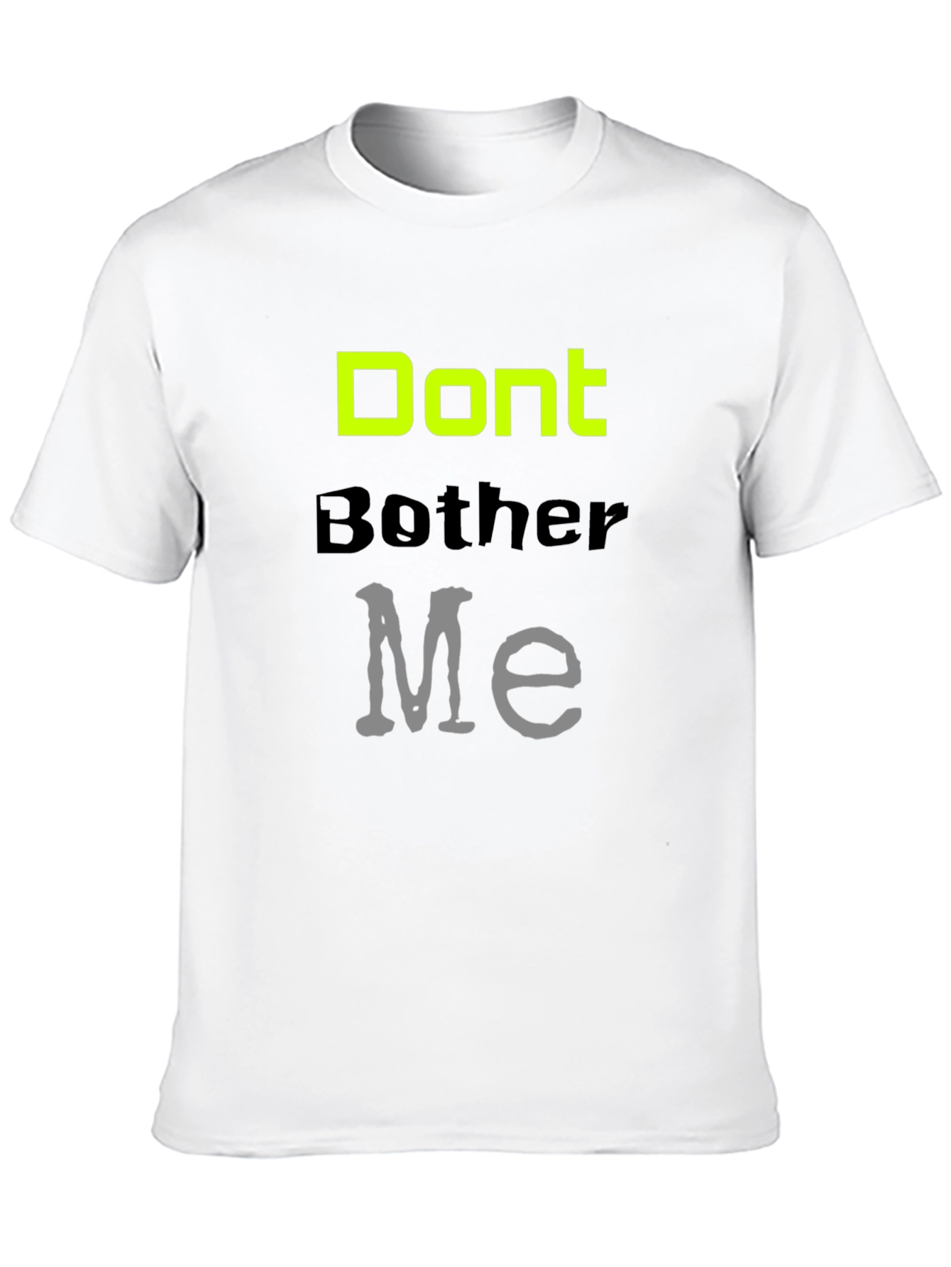 Dont Bother Me Graphic Tee - Black