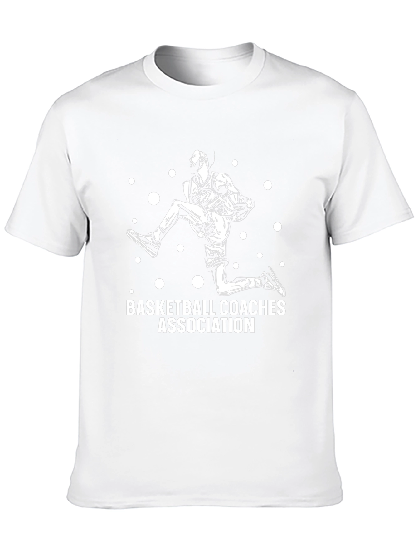 Basketball Coaches Association T-Shirt - Black Graphic Tee