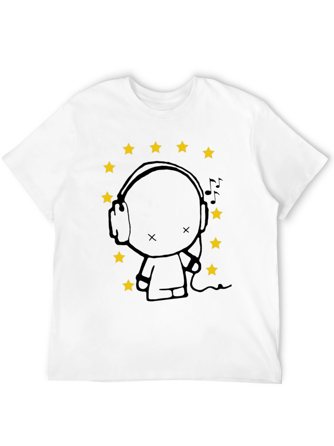 Starry Tunes Black T-Shirt