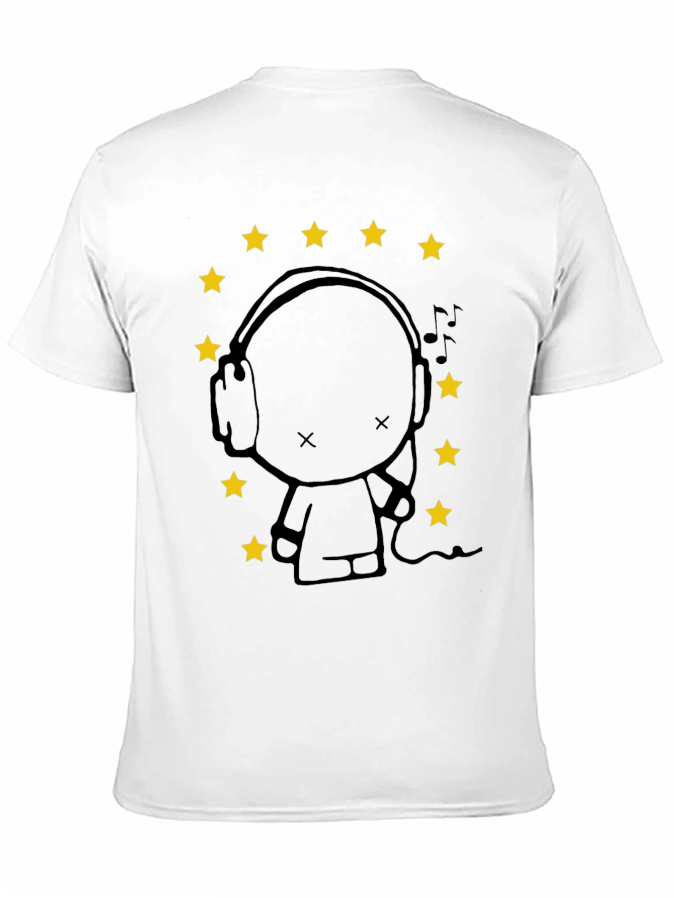 Starry Tunes Black T-Shirt