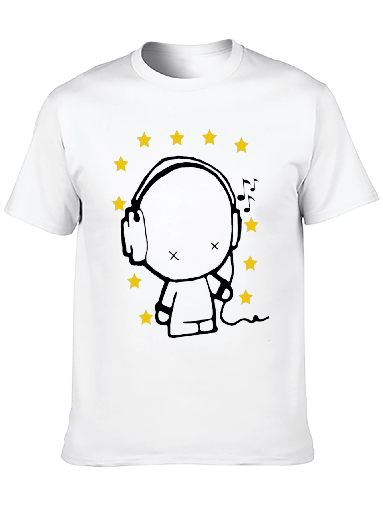 Starry Tunes Black T-Shirt