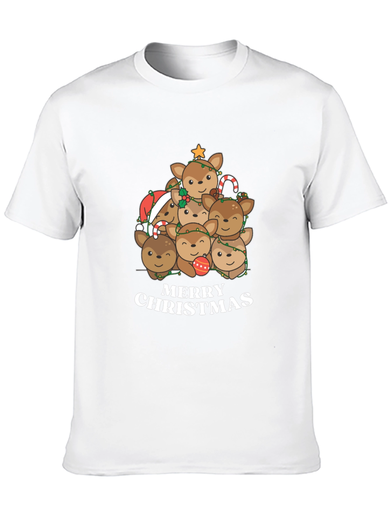 Christmas Reindeer Stack T-Shirt