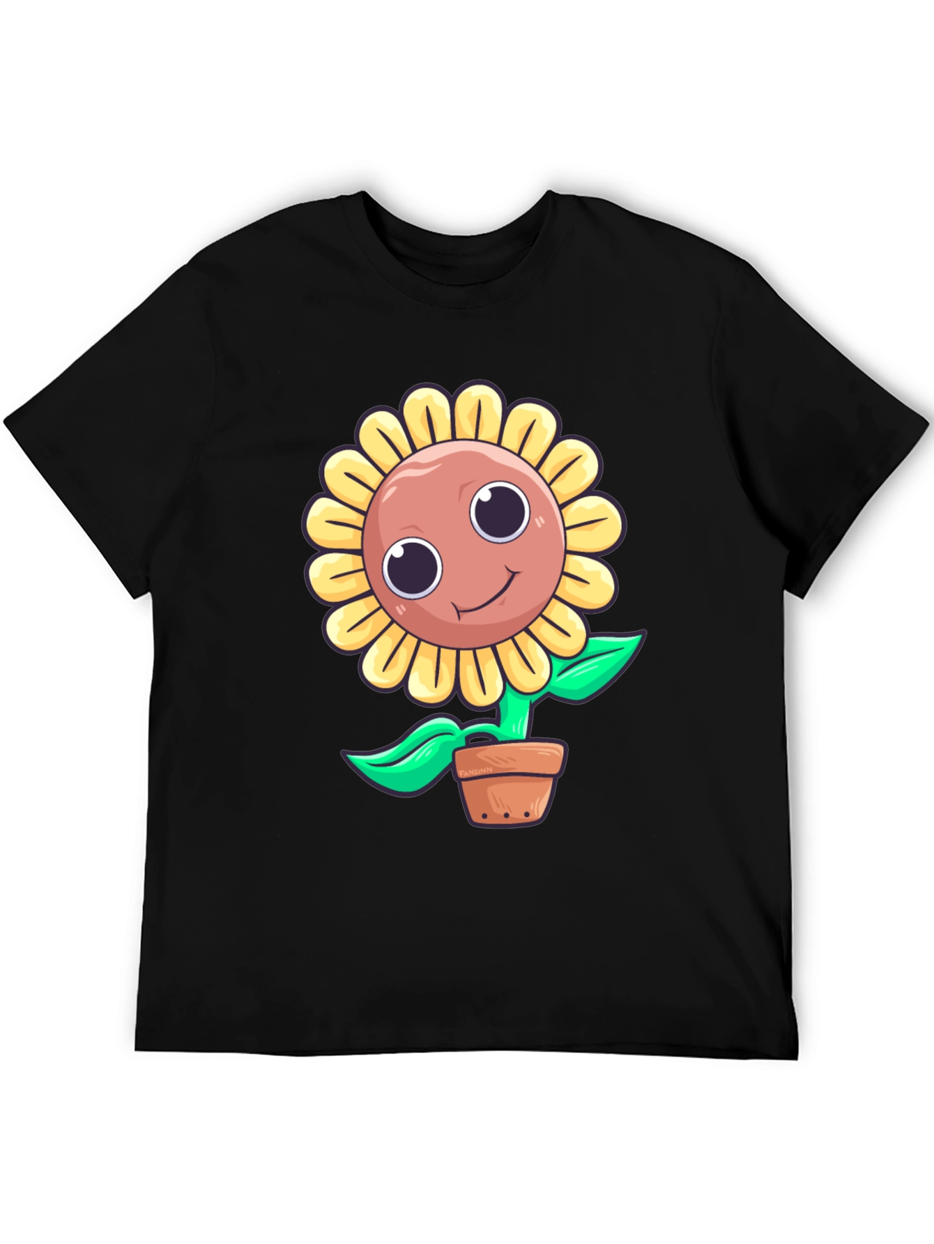 Cute Cartoon Sunflower T-Shirt