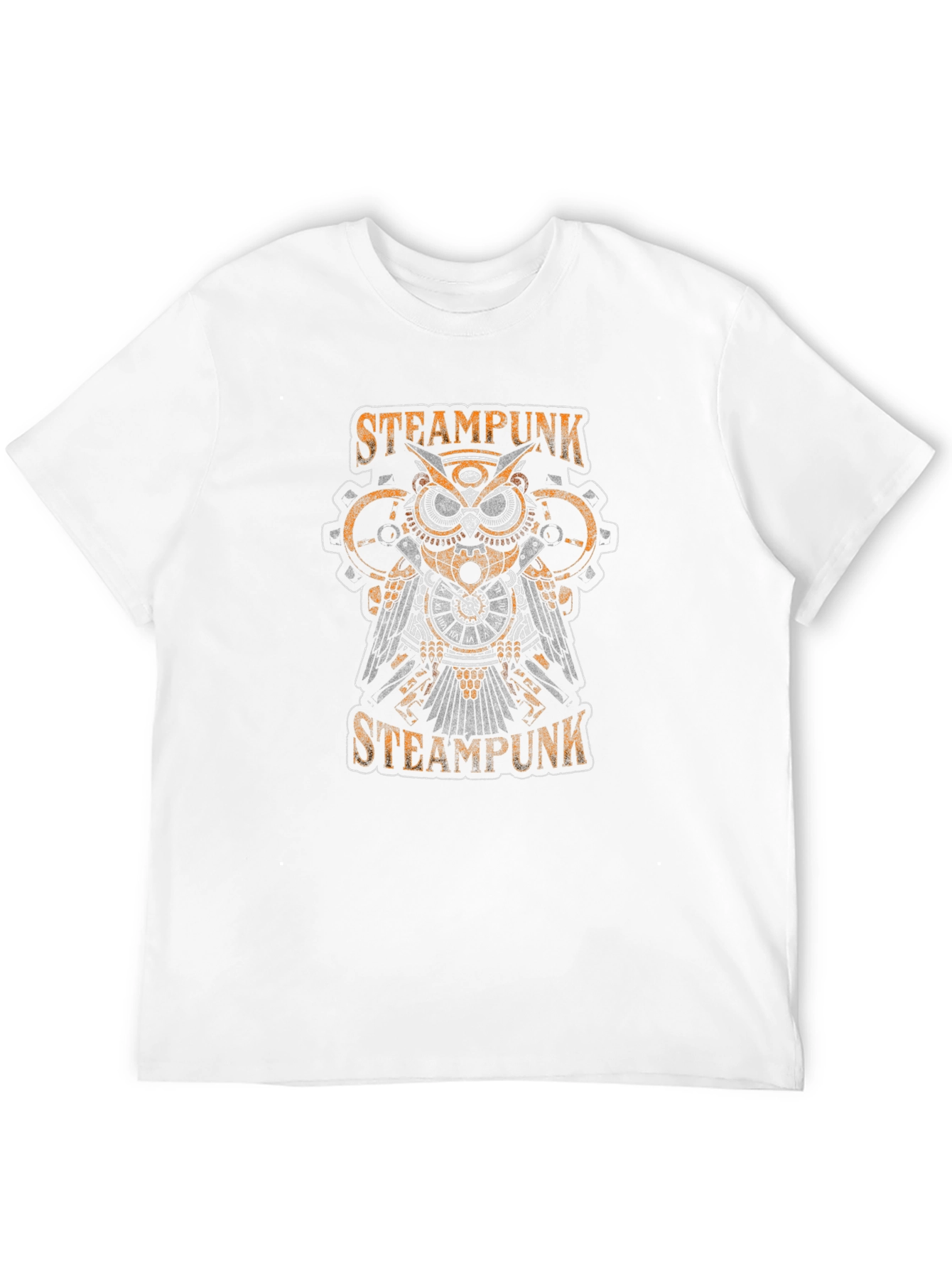 Steampunk Owl Graphic T-Shirt