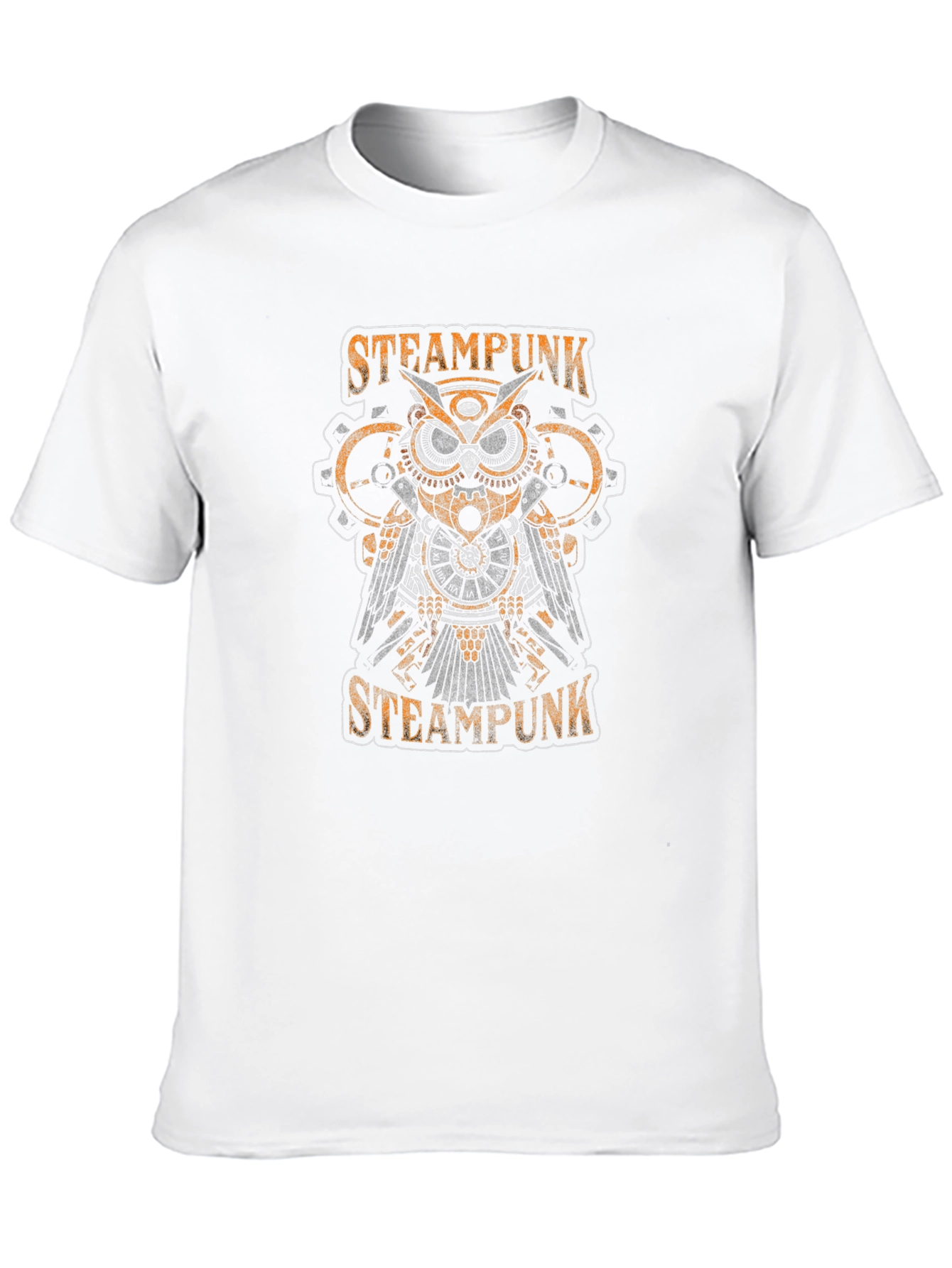 Steampunk Owl Graphic T-Shirt