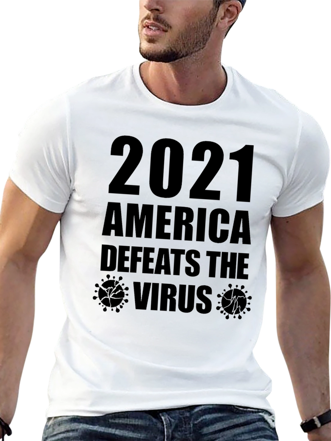 2021 America Defeats the Virus T-Shirt