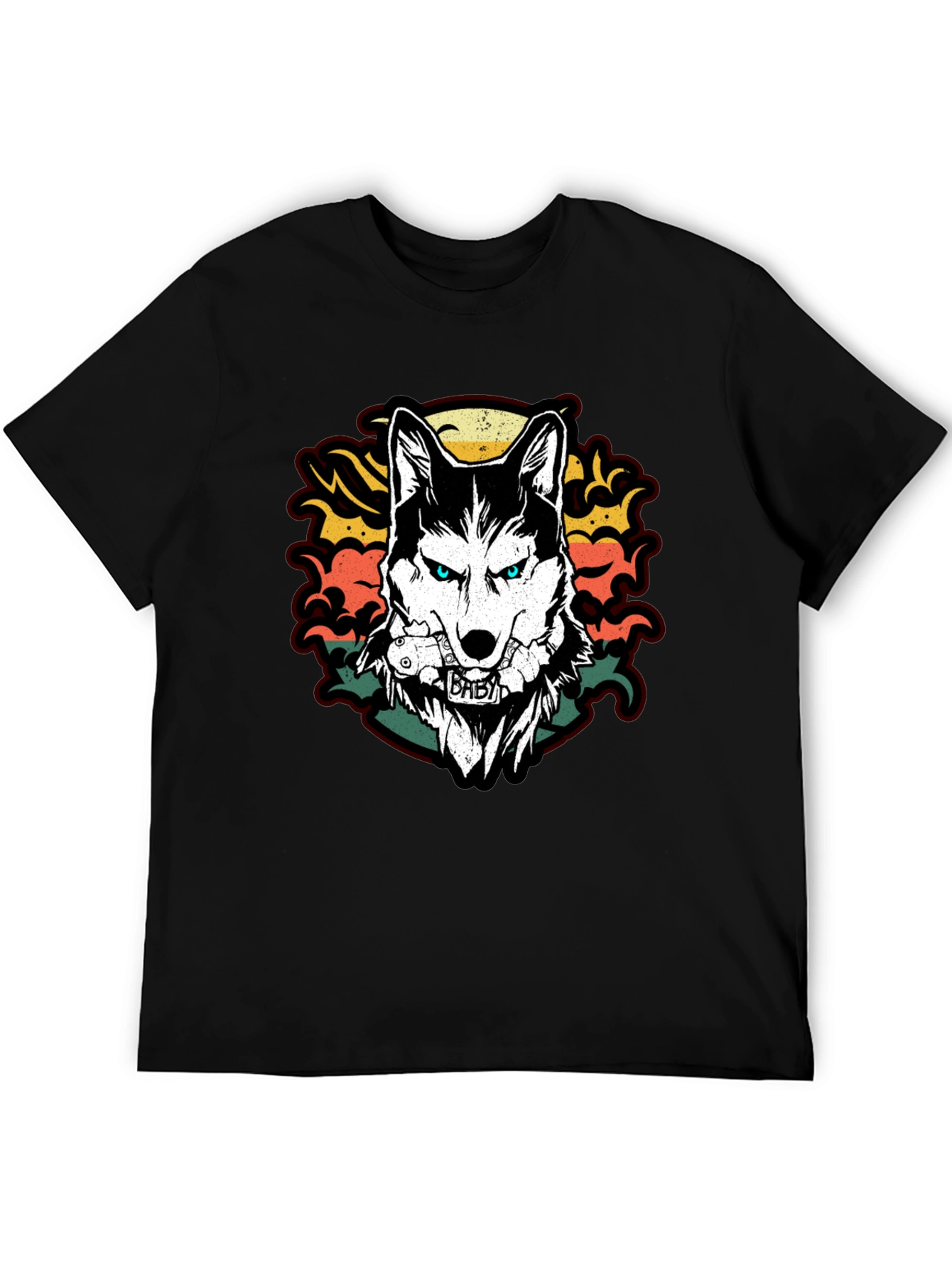 Cool Graphic Wolf T-Shirt