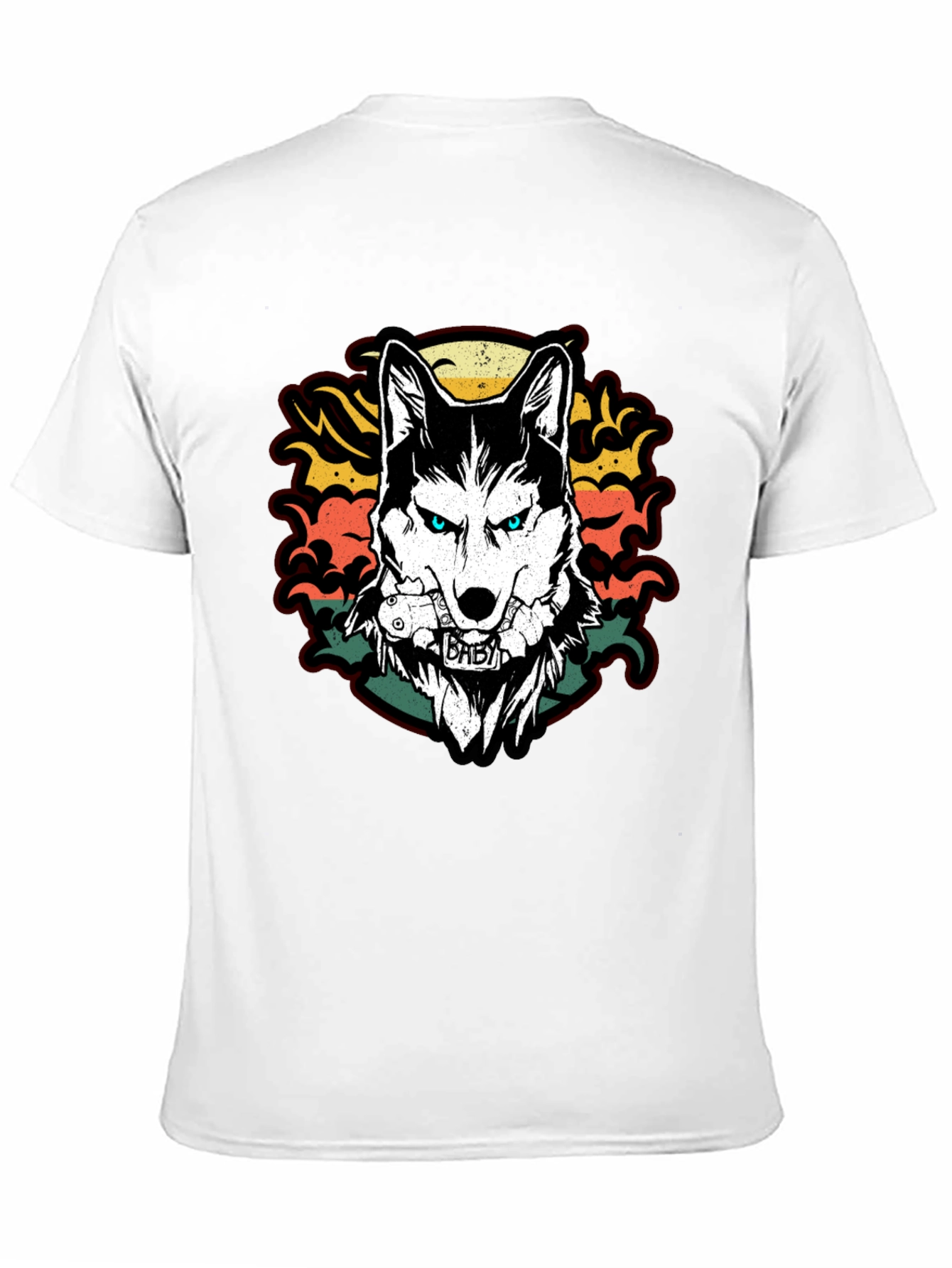 Cool Graphic Wolf T-Shirt