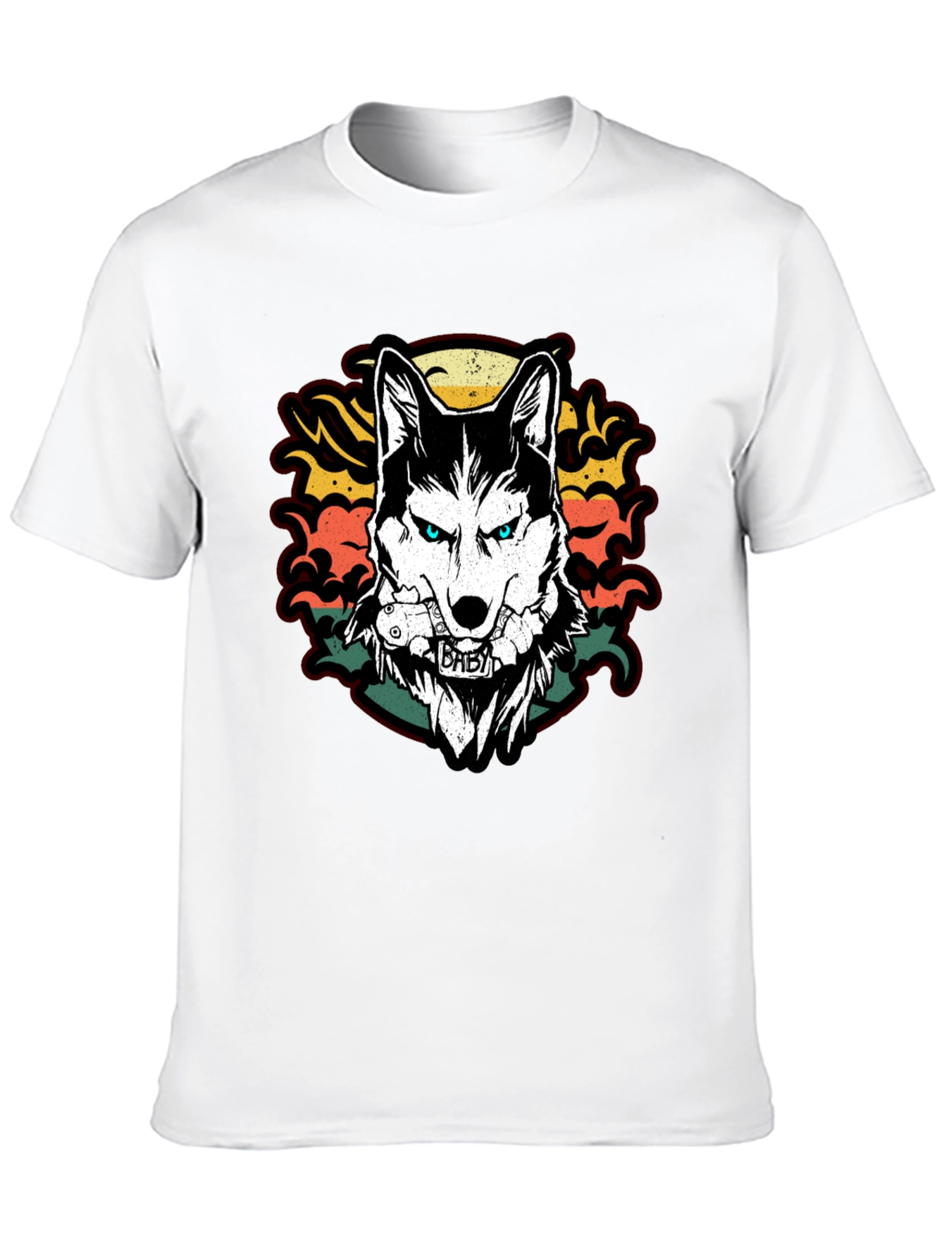 Cool Graphic Wolf T-Shirt
