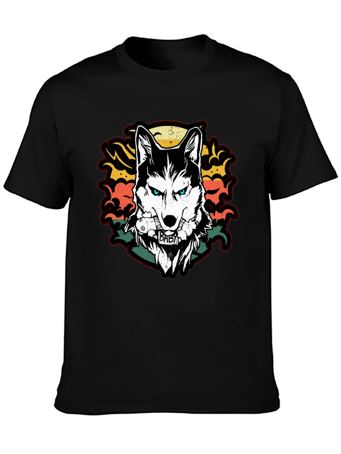 Cool Graphic Wolf T-Shirt