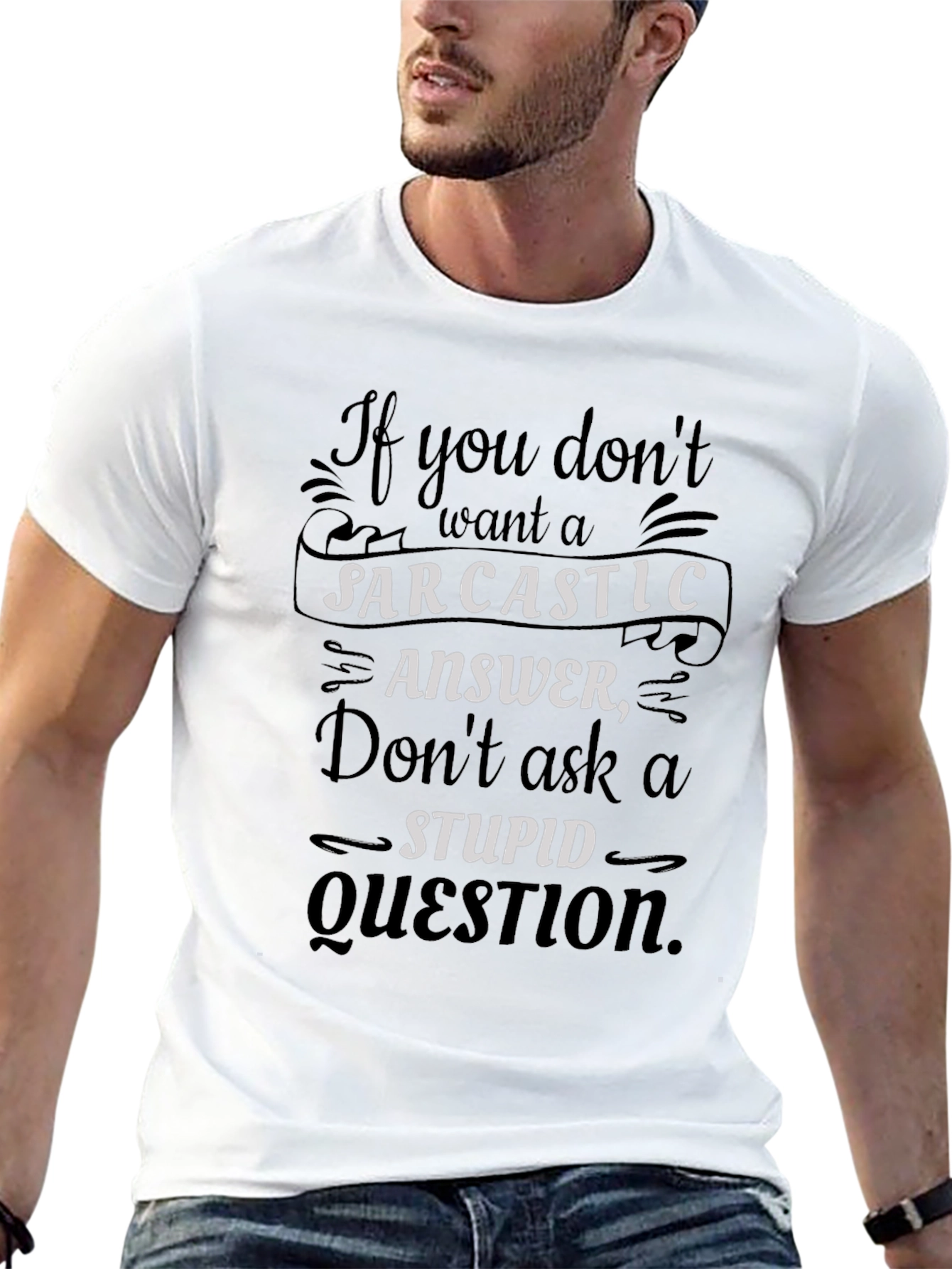 Sarcastic Answer T-Shirt - Funny Humor Tee