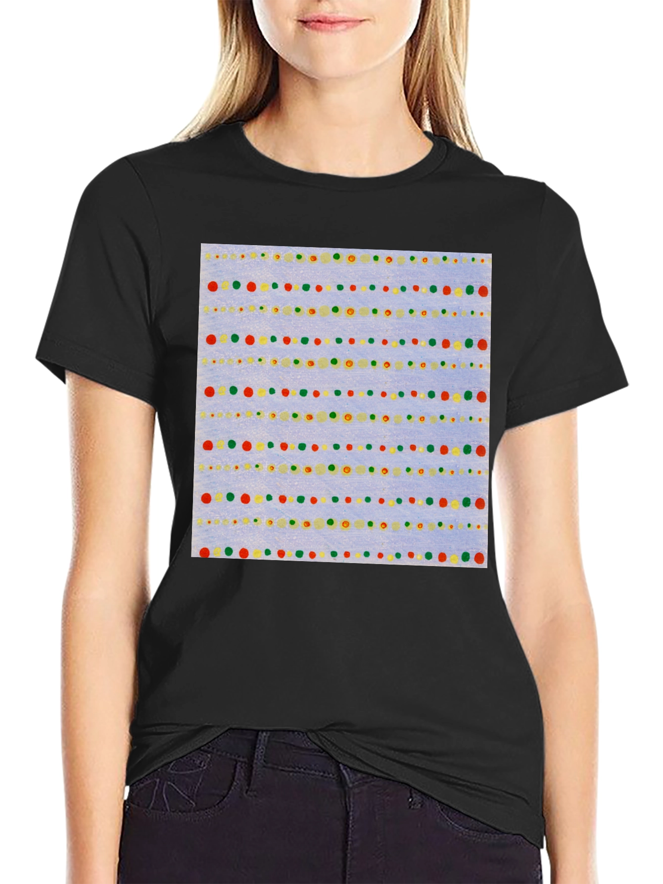 Abstract Dot Pattern T-Shirt
