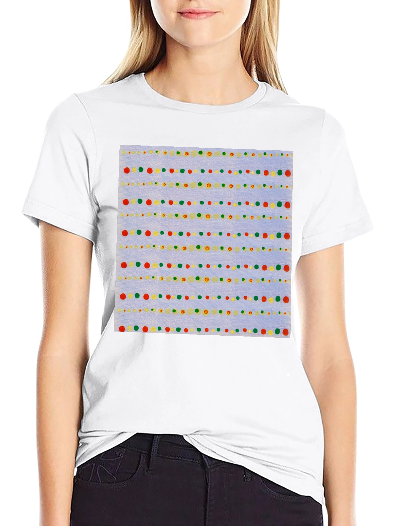 Abstract Dot Pattern T-Shirt