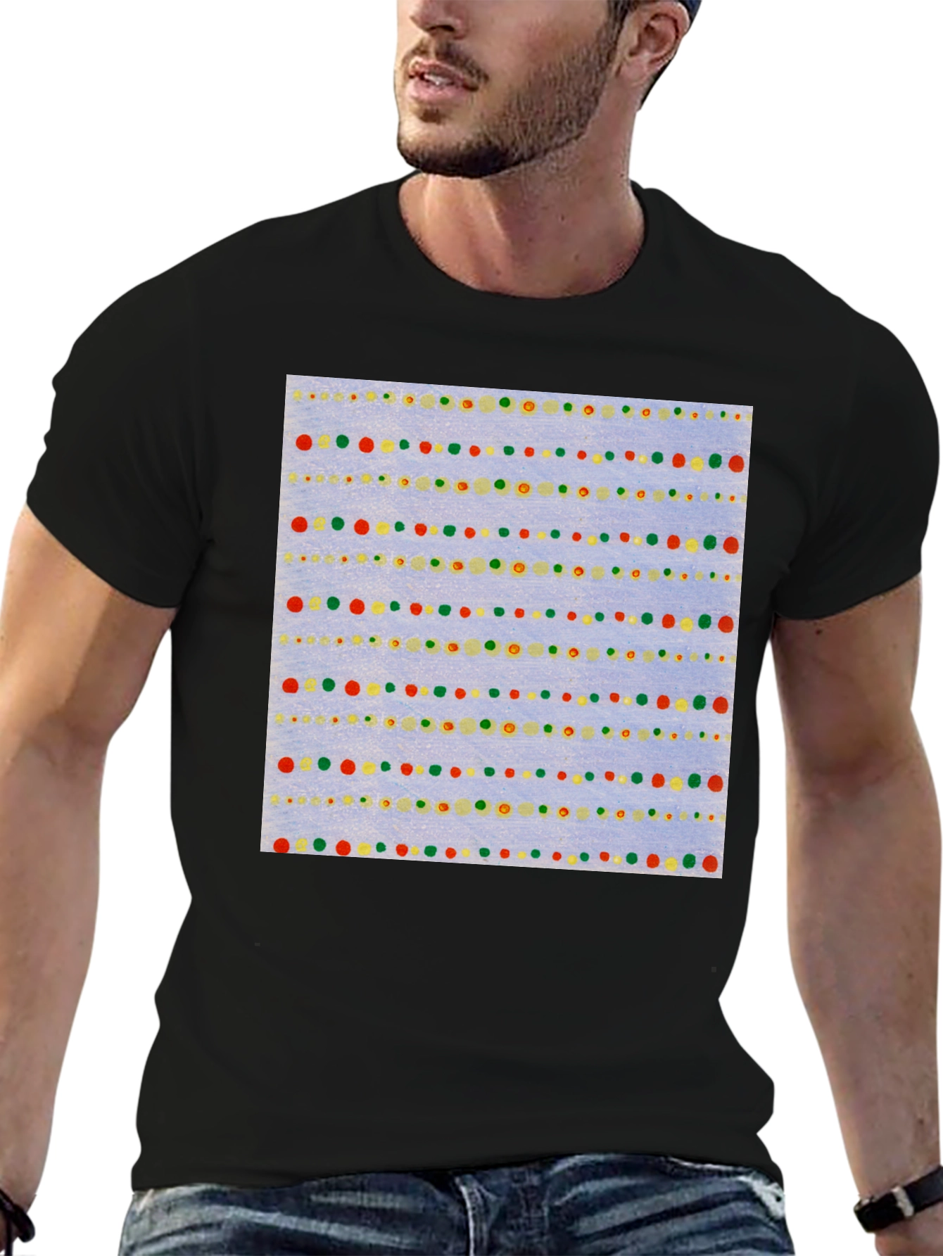 Abstract Dot Pattern T-Shirt