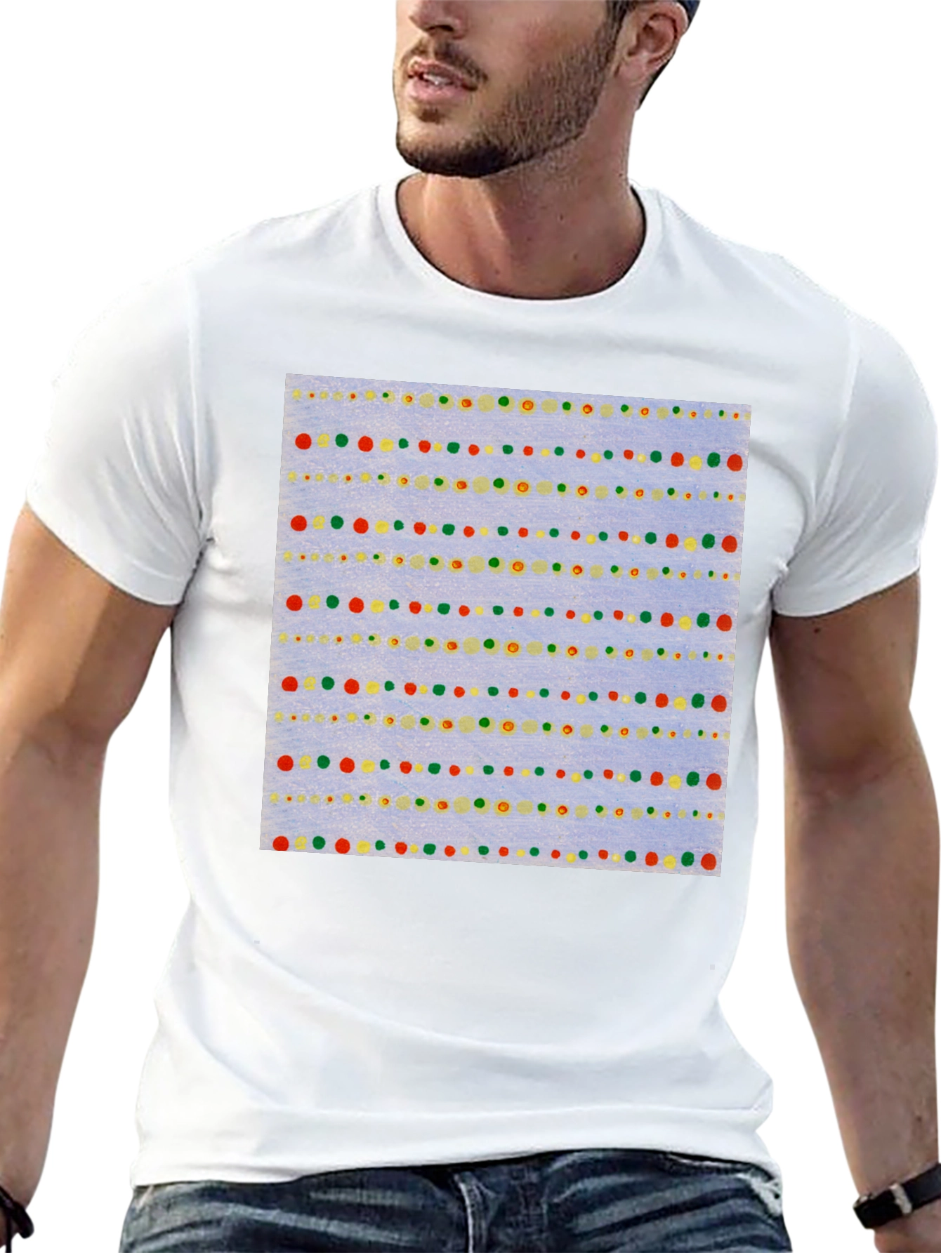 Abstract Dot Pattern T-Shirt