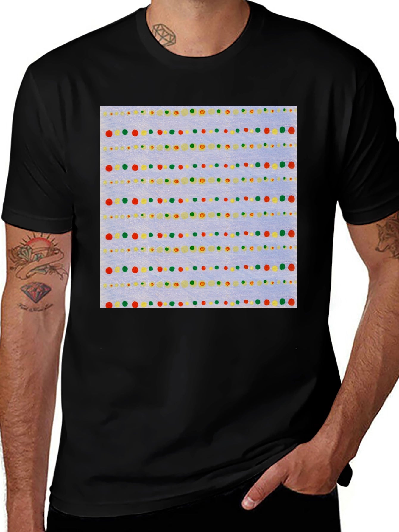 Abstract Dot Pattern T-Shirt