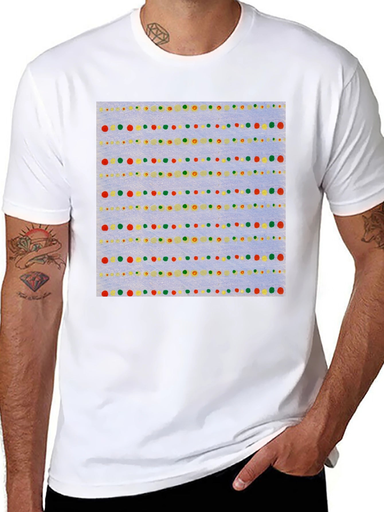 Abstract Dot Pattern T-Shirt