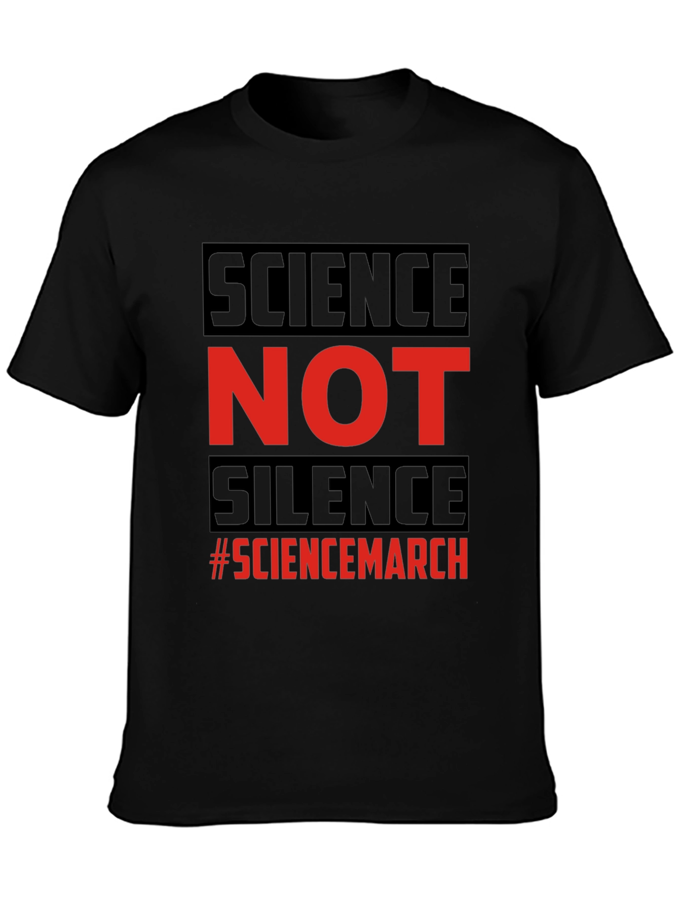Science Not Silence T-Shirt - Science March Tee