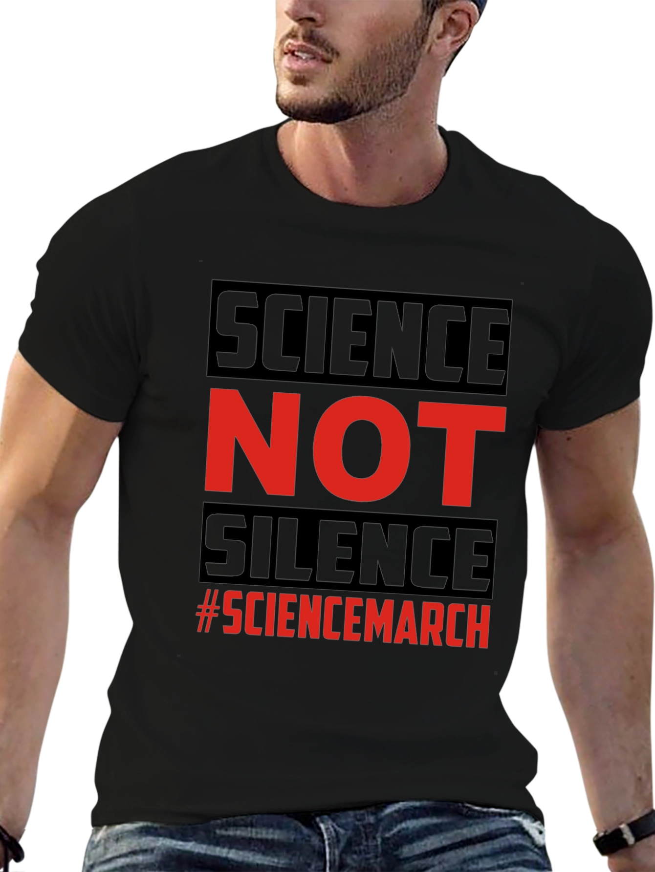 Science Not Silence T-Shirt - Science March Tee