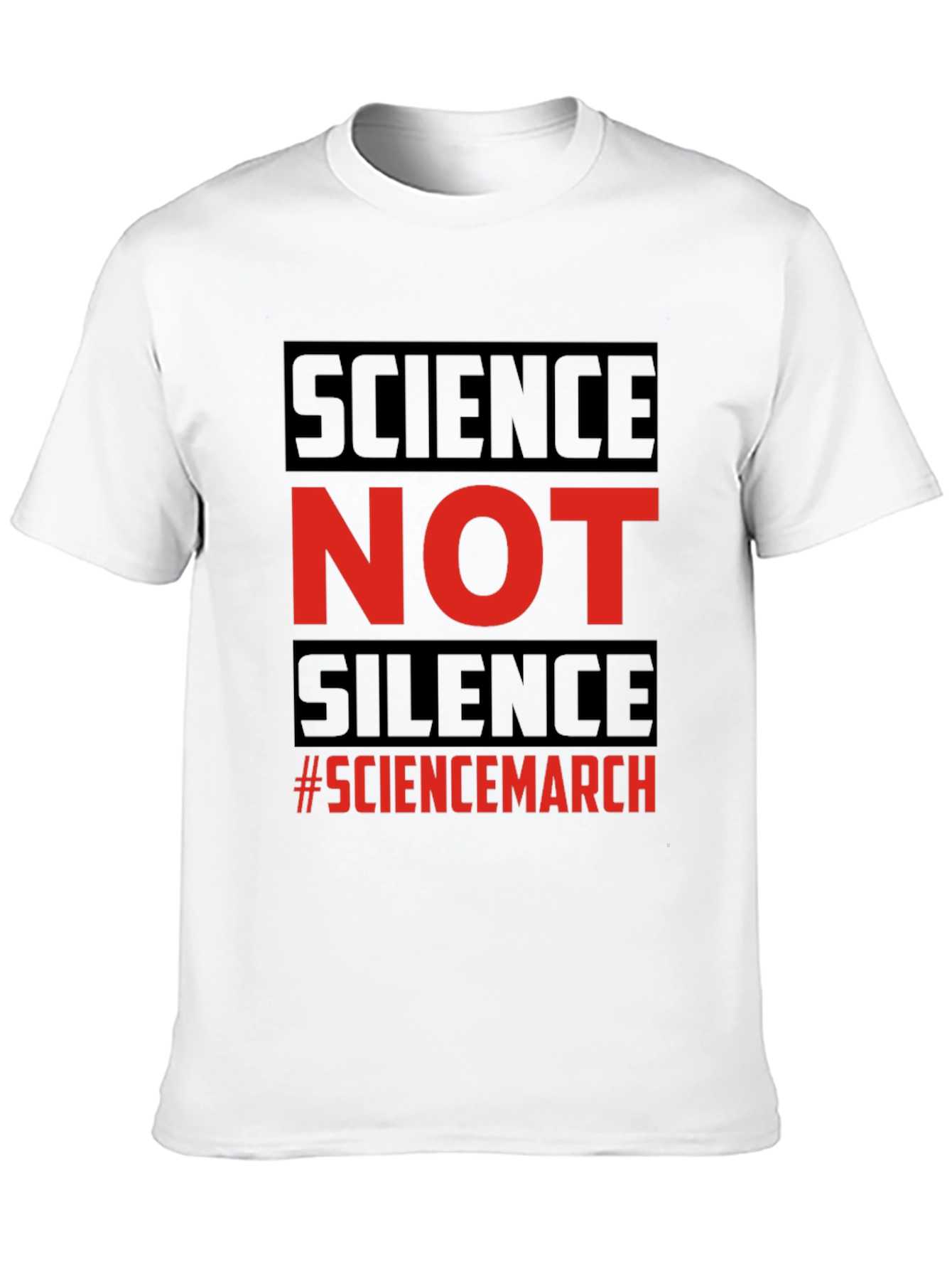 Science Not Silence T-Shirt - Science March Tee
